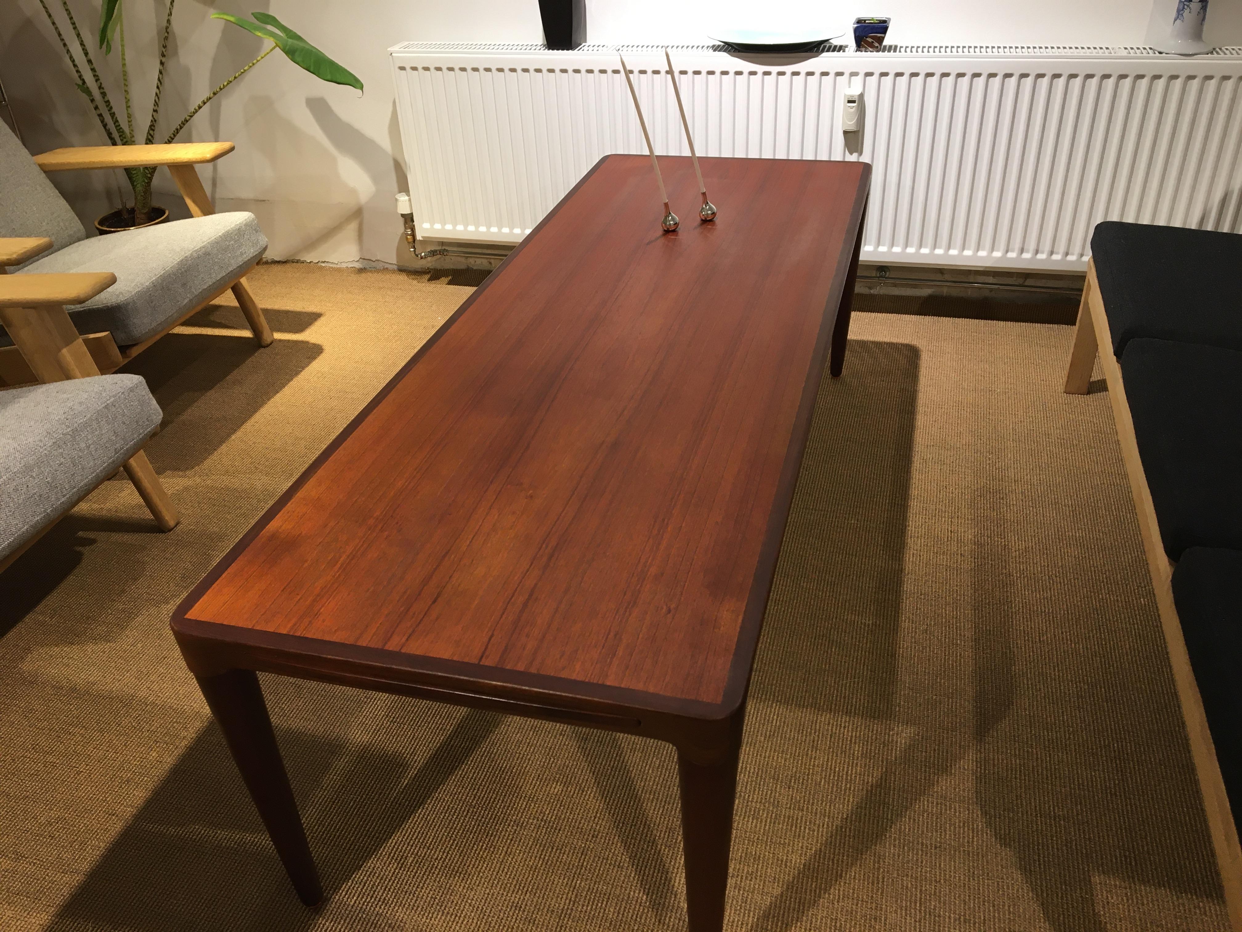 Teak Coffee Table from B.C. Møbler Vejle, 1950s For Sale 1