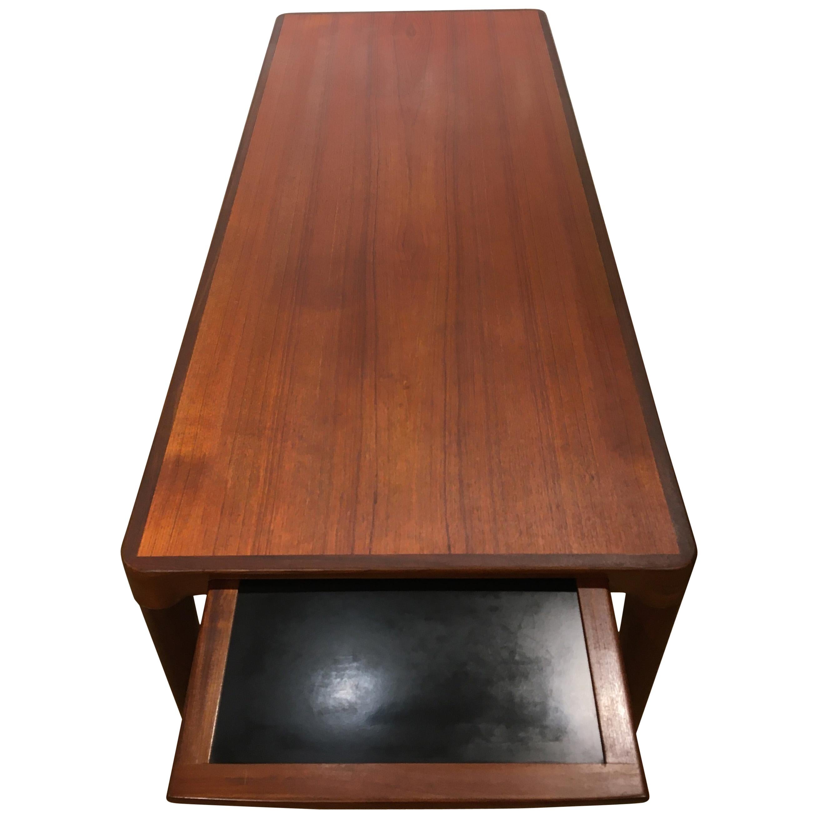 Teak Coffee Table from B.C. Møbler Vejle, 1950s For Sale