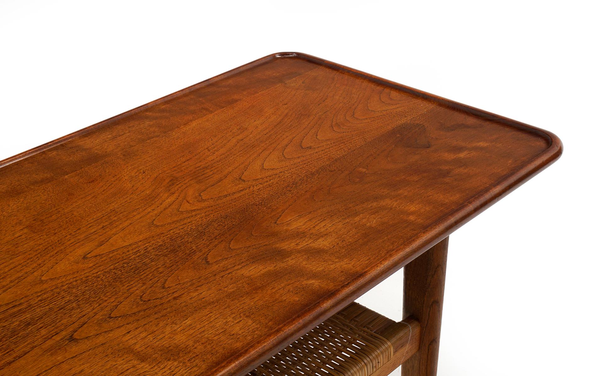 Teak Coffee Table Model AT-10 by Hans Wegner for Andreas Tuck, Denmark, Original In Good Condition In Kansas City, MO