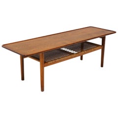 Teak Coffee Table Model AT-10 by Hans Wegner for Andreas Tuck, Denmark, Original