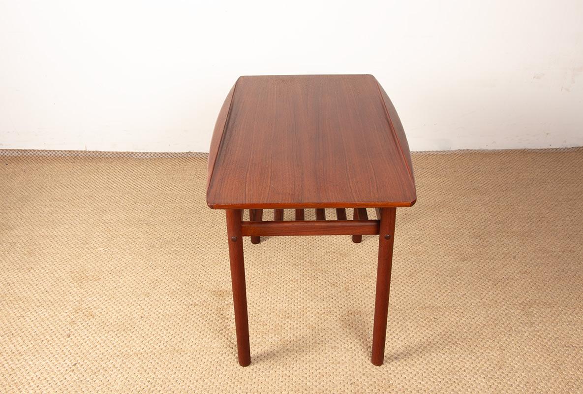 Table basse en teck, sur 2 niveaux, modèle PJ 107 par Grete Jalk, Poul Jeppesen 1960. en vente 6