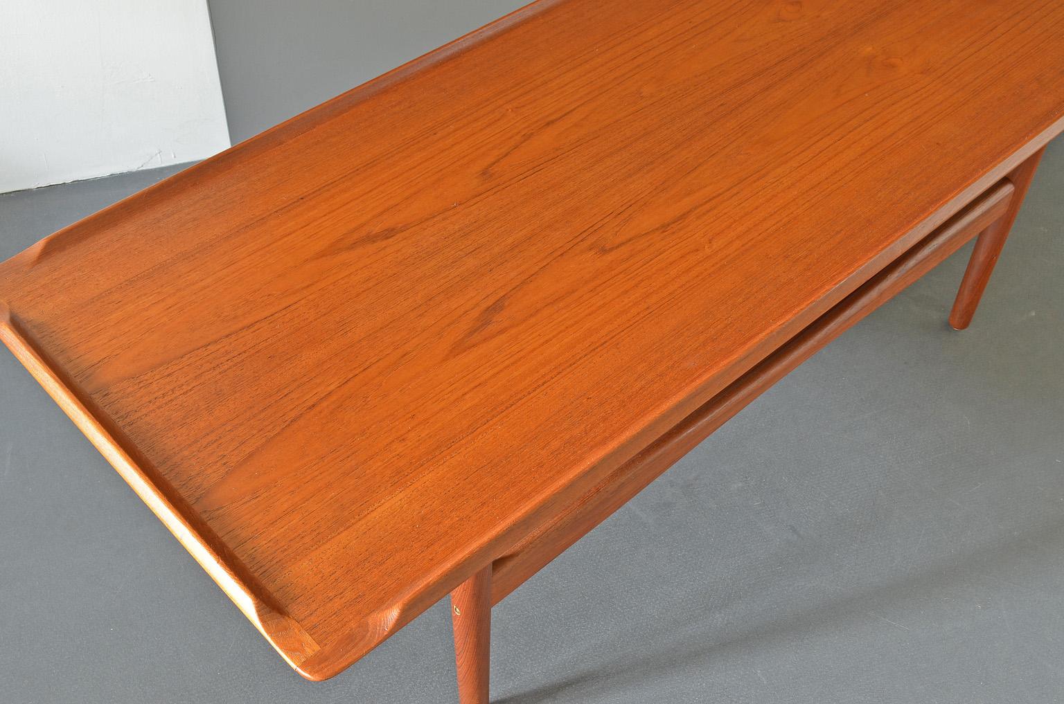 Teak Coffee Table Produced by IMHA in the 1960s, Germany In Good Condition In Nürnberg, Bavaria