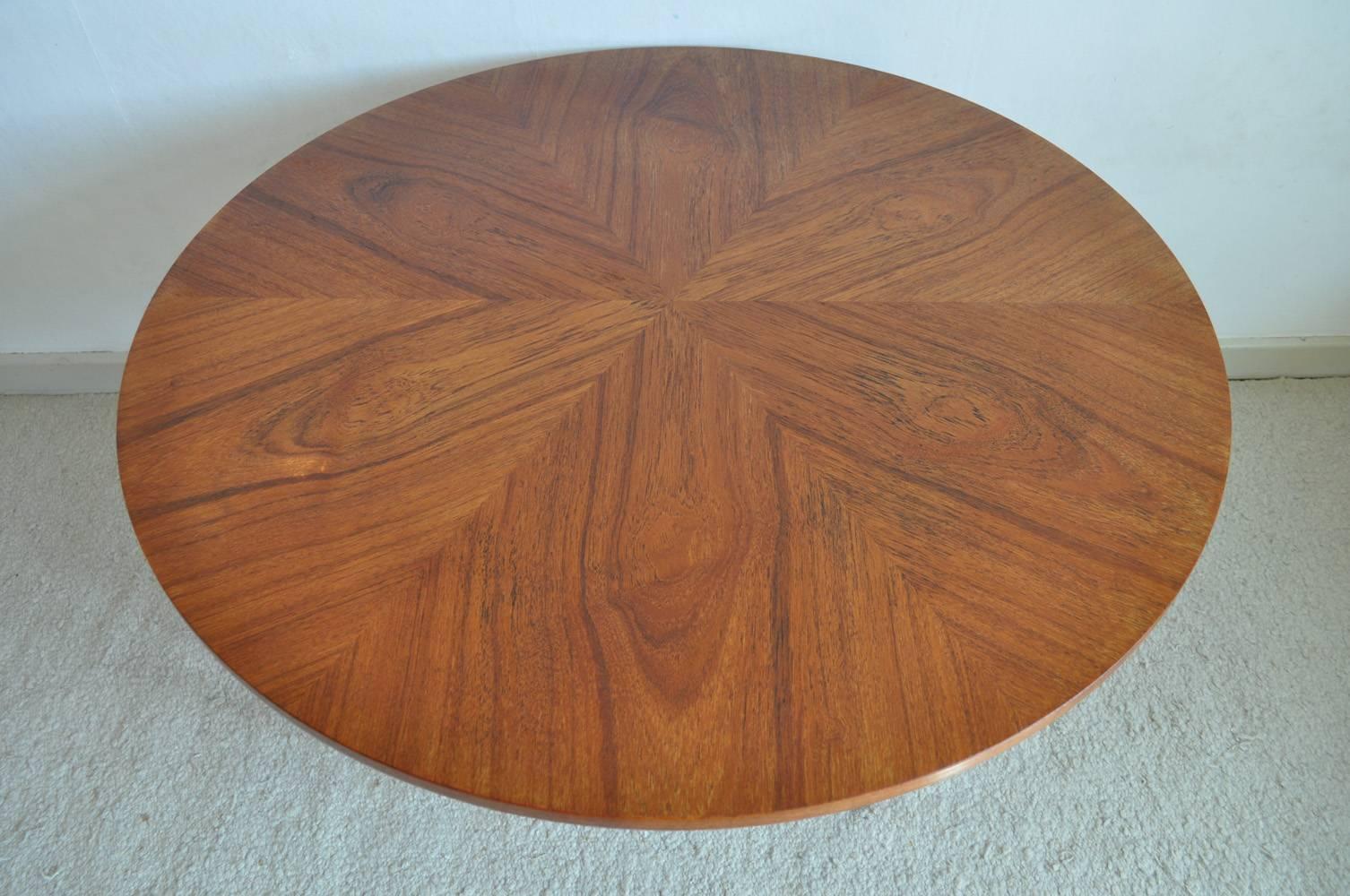 Danish Teak Coffee Table with caned Rack designed by Kurt Østervig