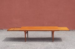 Teak Coffee Table with Extensions by Johannes Andersen