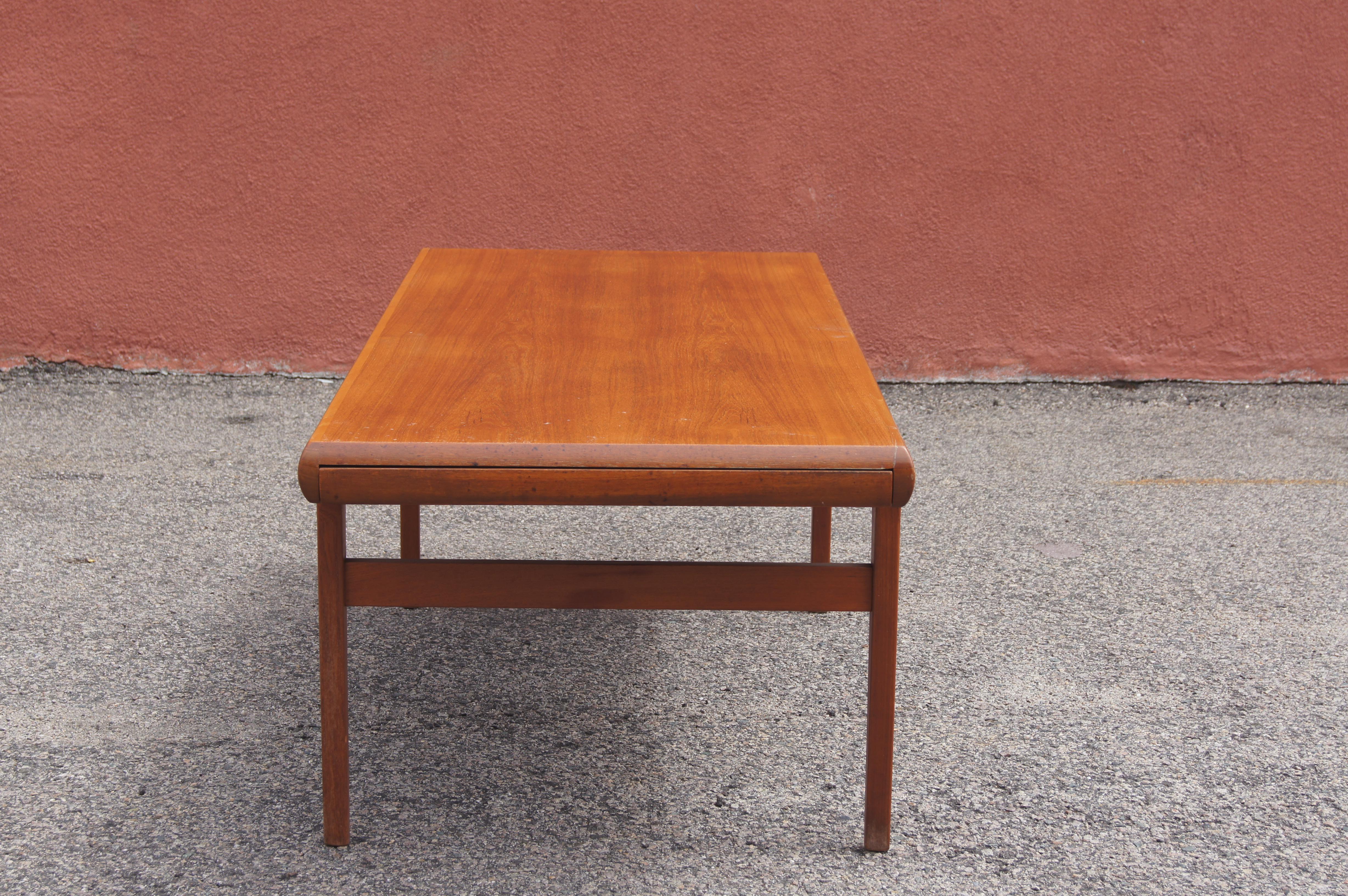 Danish Teak Coffee Table with Extensions by Johannes Andersen  For Sale