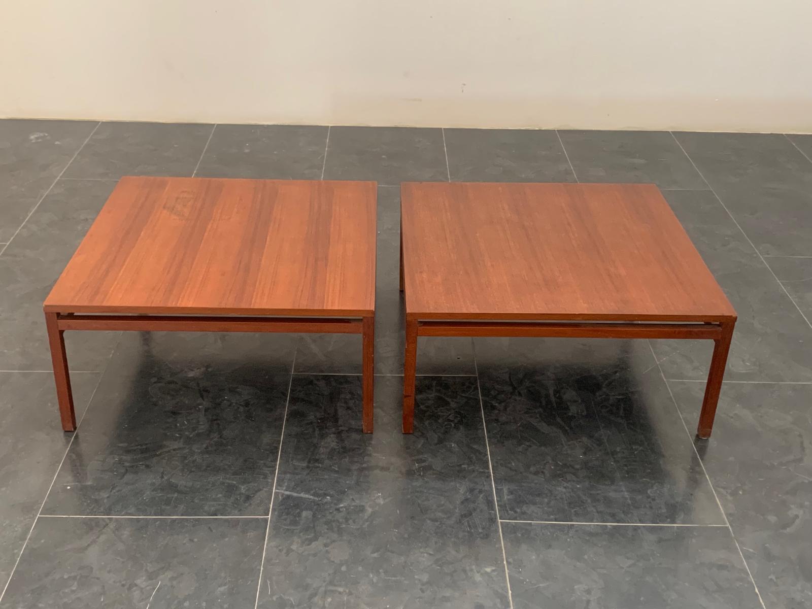 Mid-Century Modern Teak Coffee Tables, 1960s, Set of 2 For Sale