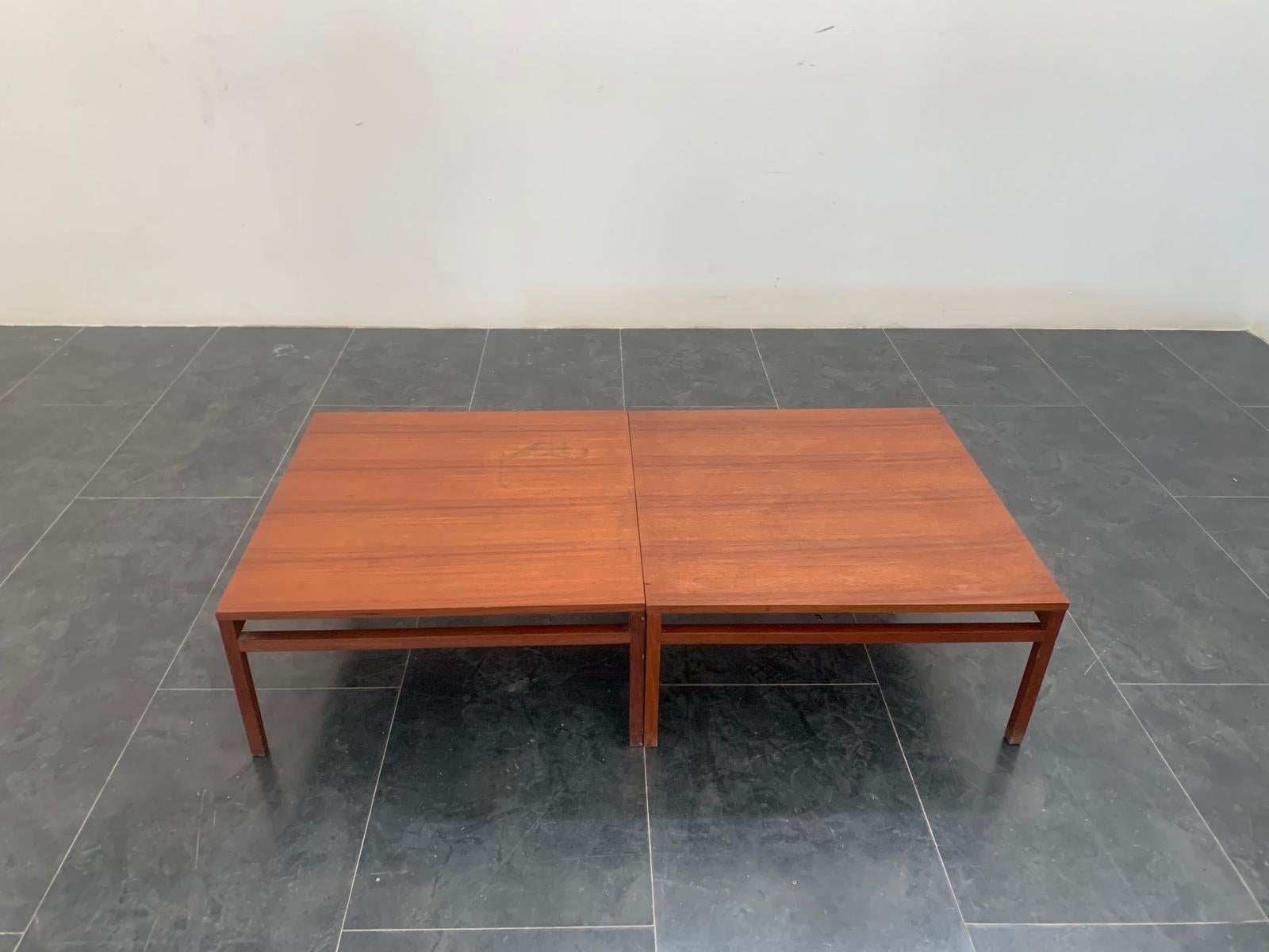 Mid-20th Century Teak Coffee Tables, 1960s, Set of 2 For Sale