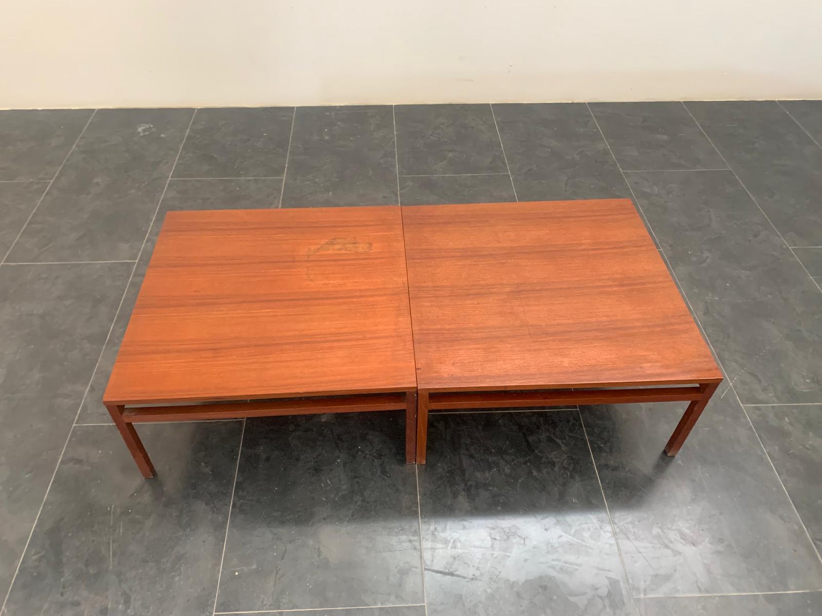 Teak Coffee Tables, 1960s, Set of 2 For Sale 2