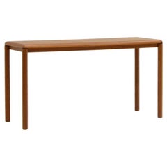 Teak console table by Sannemann, 1970s Denmark.