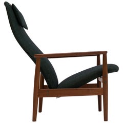 Teak Contour Armchair by Alf Svensson for Ljungs Industrier, Sweden, 1950s