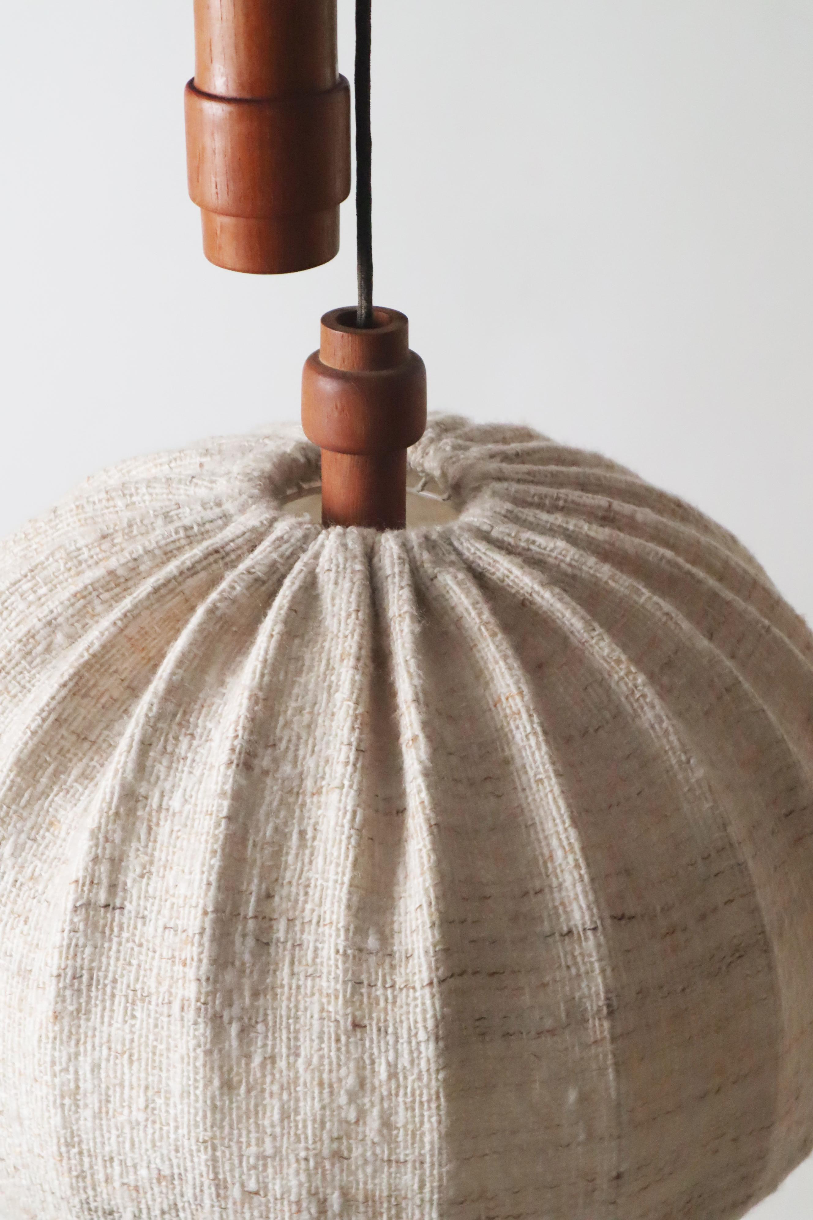 Teak Counterweight Selling Lamp By Domus Denmark 1970s. 3