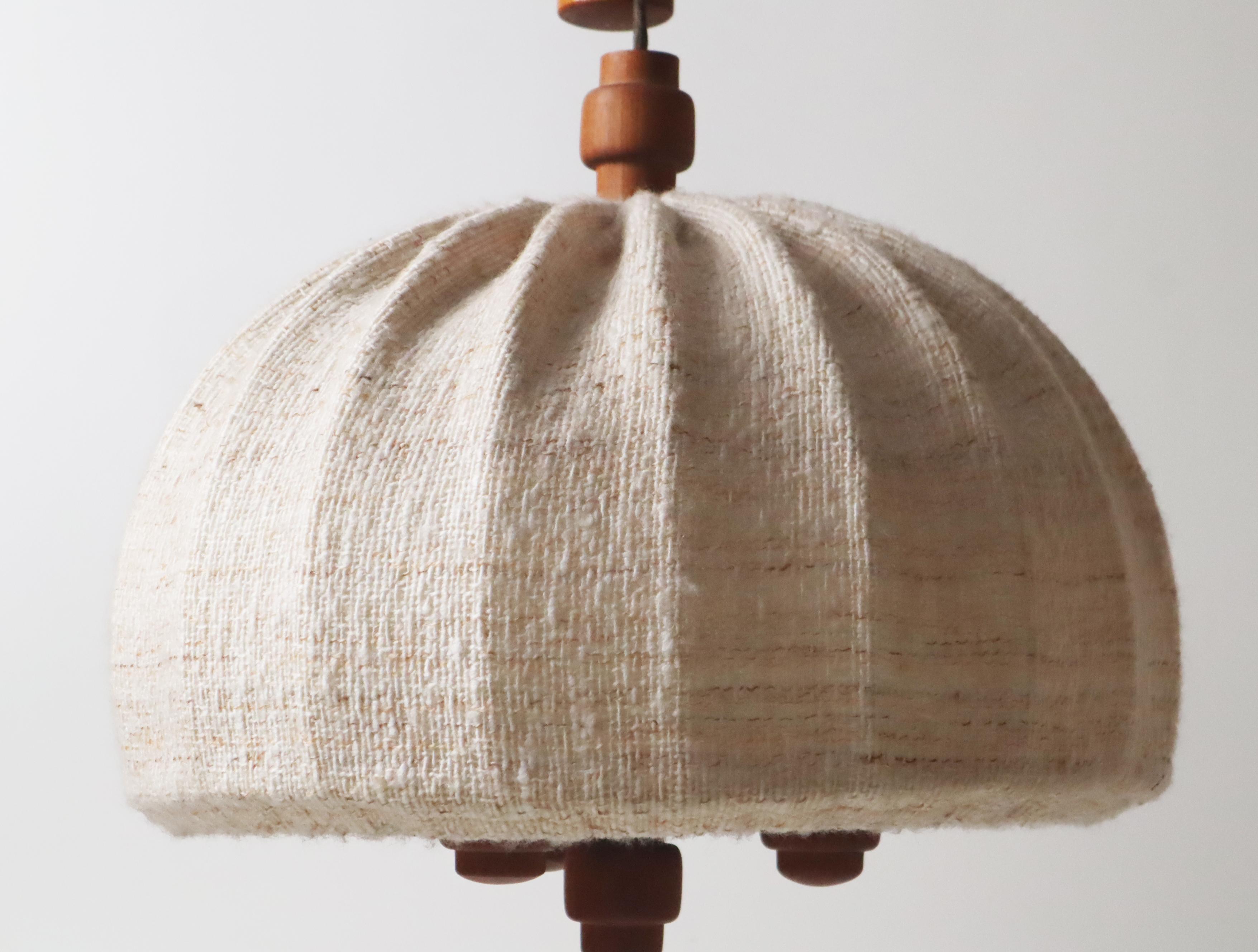 Teak Counterweight Selling Lamp By Domus Denmark 1970s. 6
