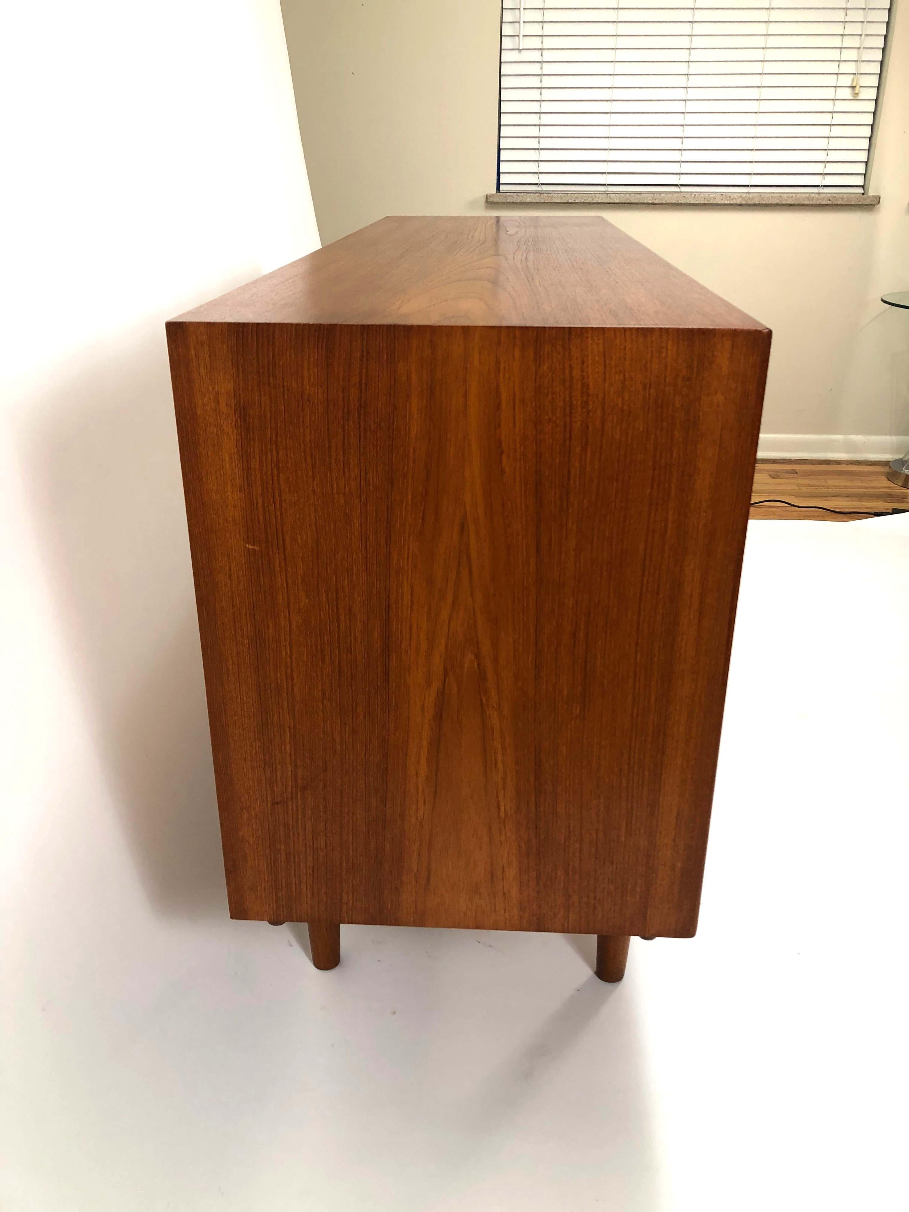 Teak Credenza by Børge Mogensen for Søborg Møbelfabrik. In Good Condition In Littleton, CO