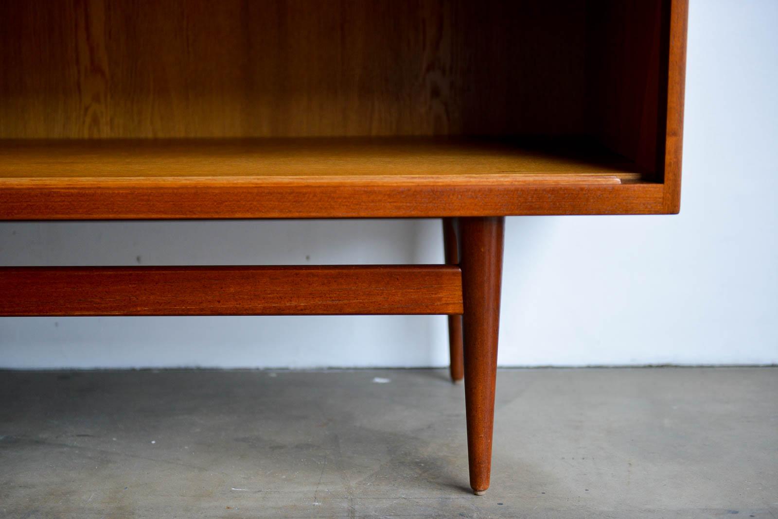 Mid-20th Century Teak Credenza by Cabinetmaker Erik Worts, Denmark, 1959