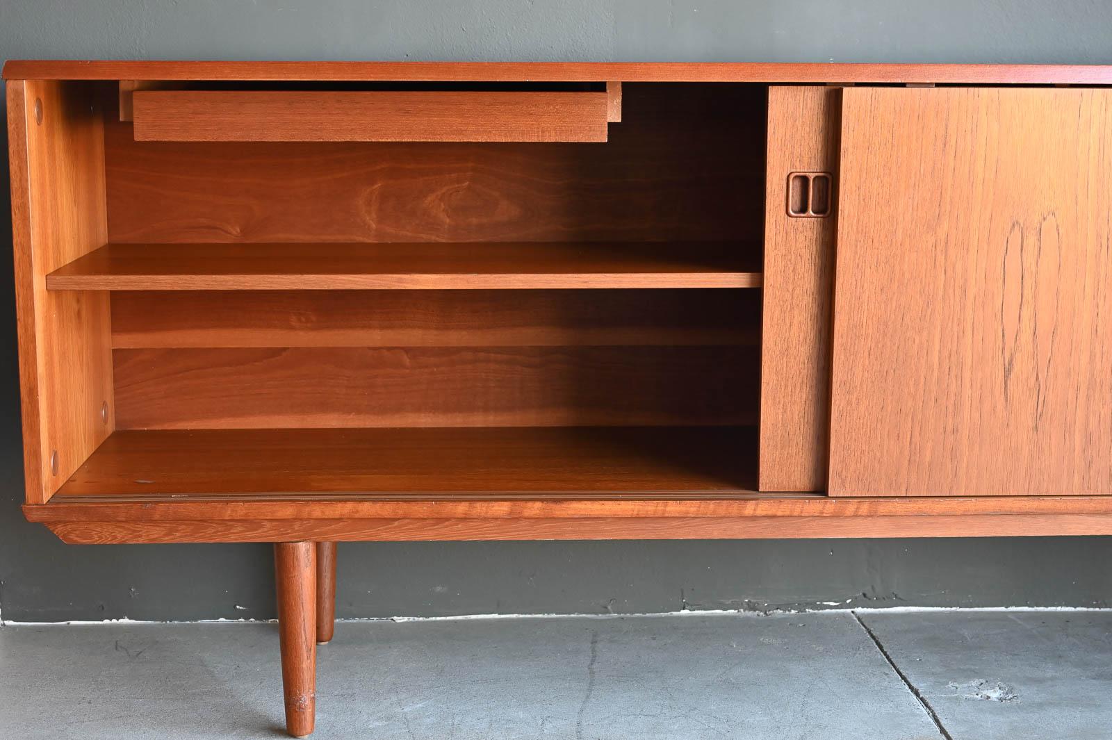 Teak Credenza by EJM Skive, Denmark, ca. 1960 4