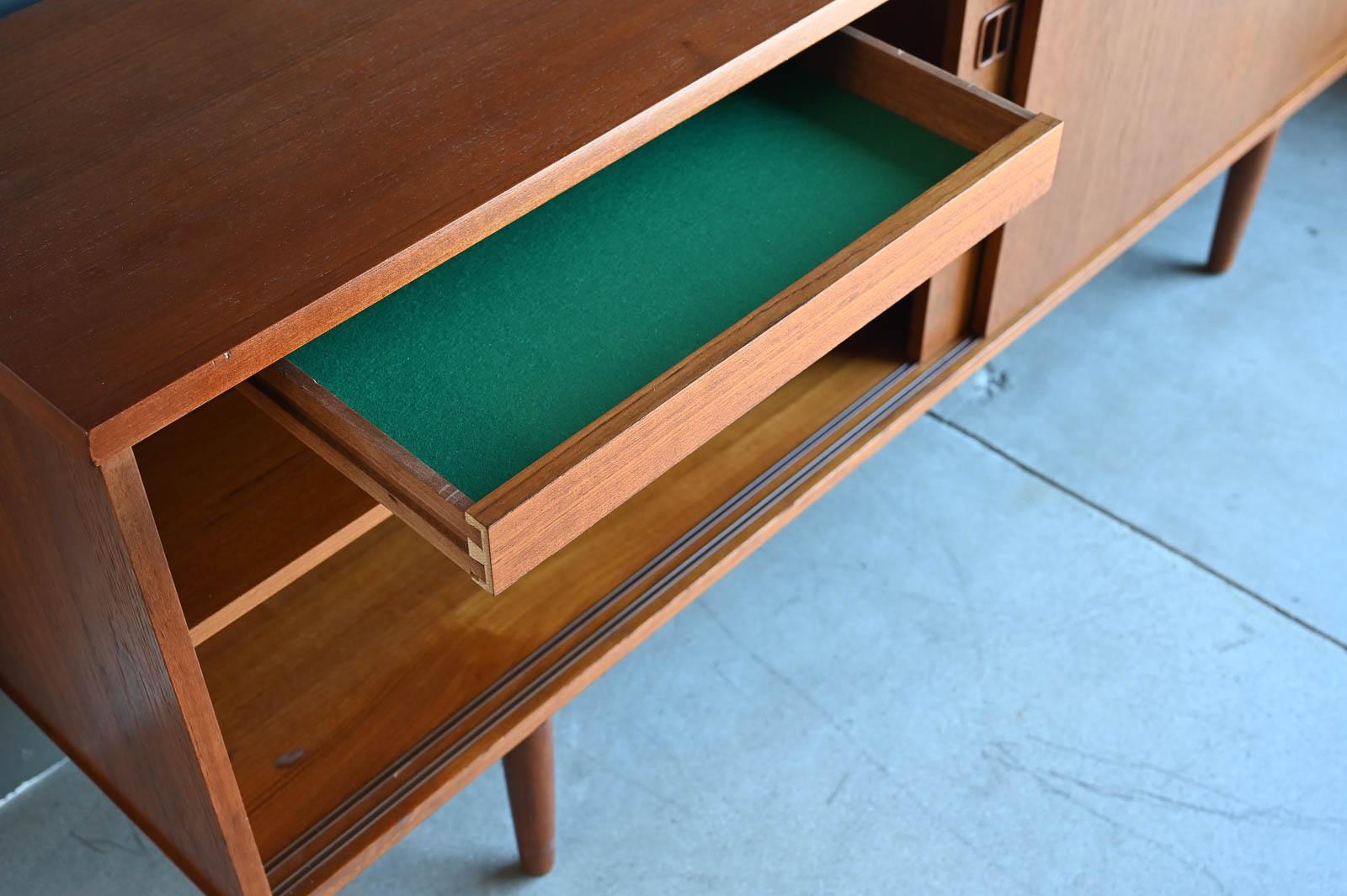 Teak Credenza by EJM Skive, Denmark, ca. 1960 5