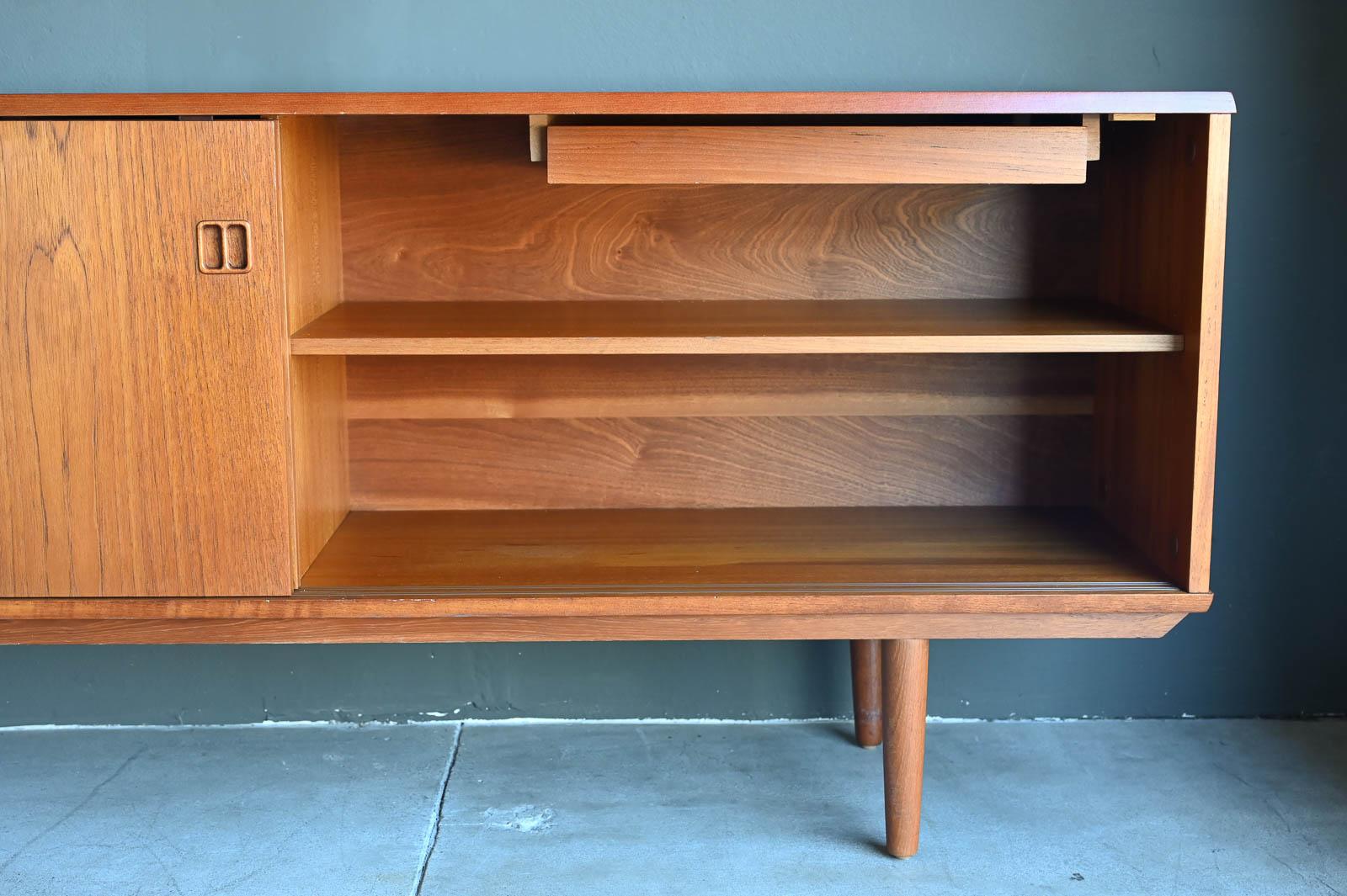 Teak Credenza by EJM Skive, Denmark, ca. 1960 6
