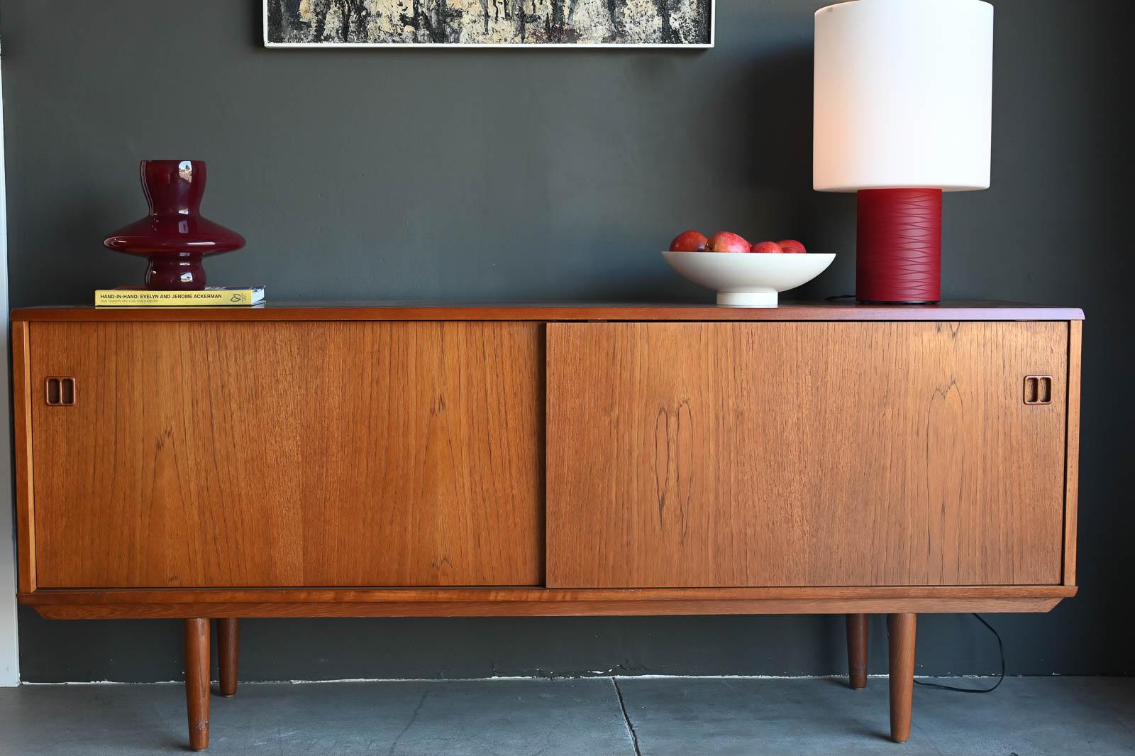 Teak Credenza by EJM Skive, Denmark, ca. 1960 11