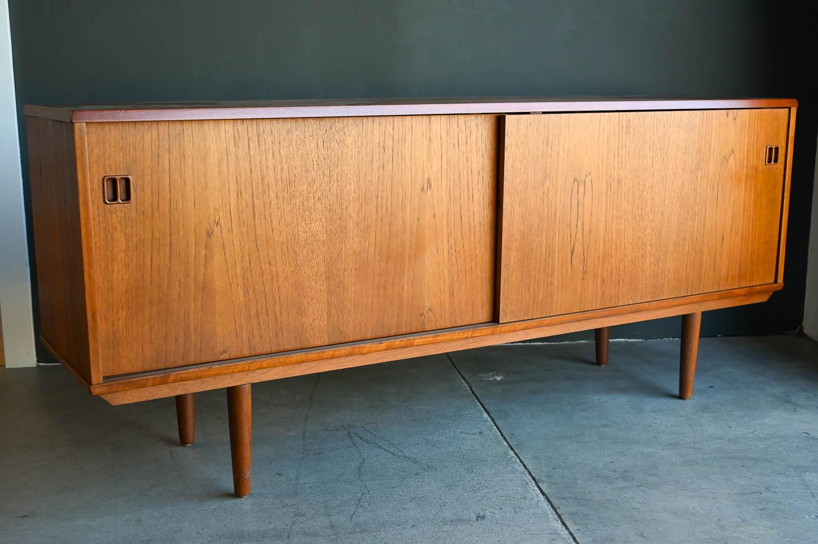Danish Teak Credenza by EJM Skive, Denmark, ca. 1960