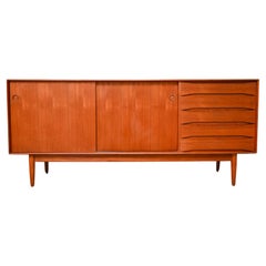 Teakholz-Credenza von Johannes Aasbjerg für Aasbjerg & Ørtoft, ca. 1960