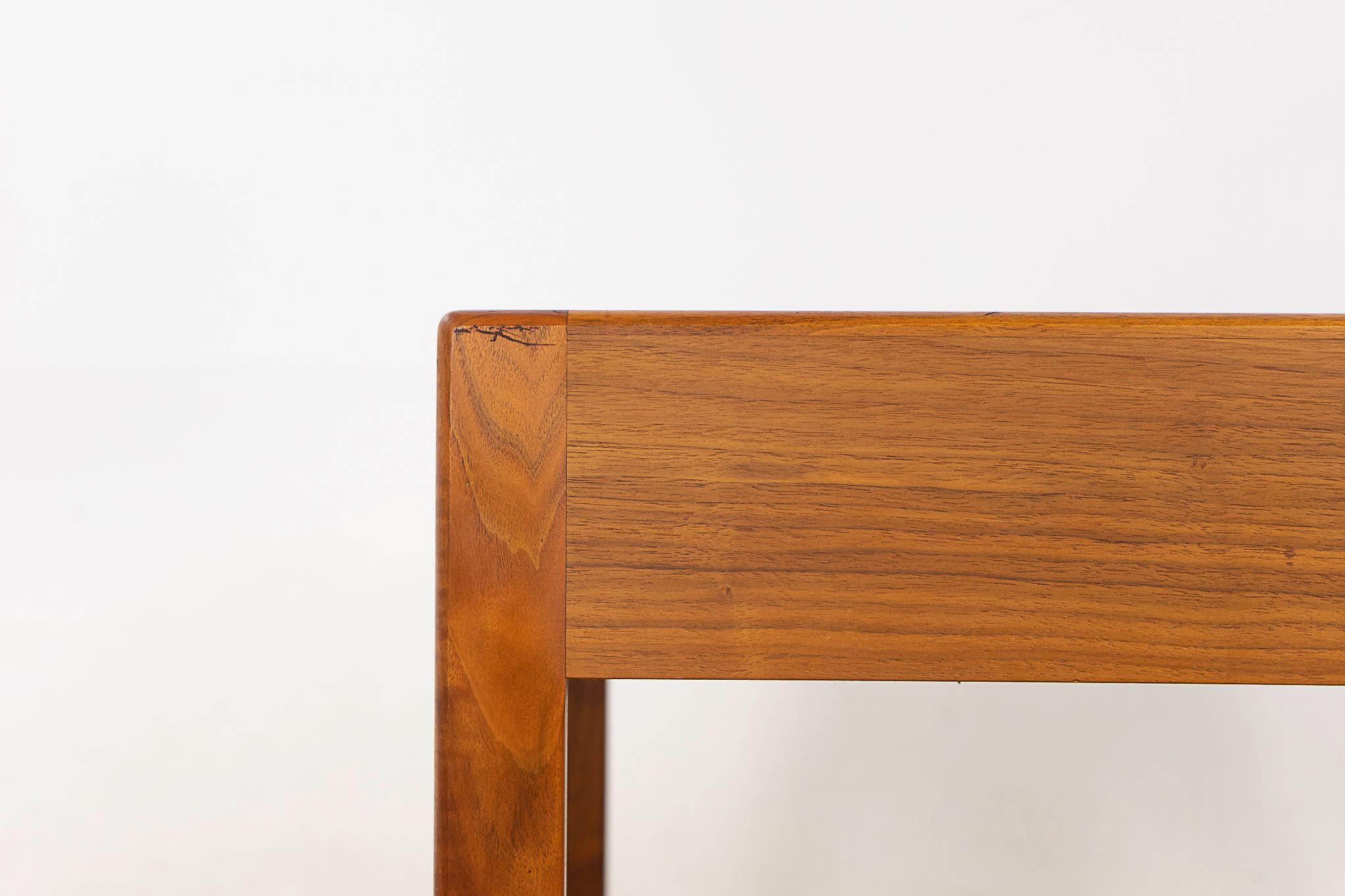 Teak Danish Bedside Table / Side Table For Sale 2