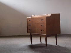 Teak Danish Cabinet with mirror, Dressing Table