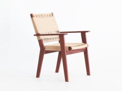 Teak & Danish Cord Lounge Chairs