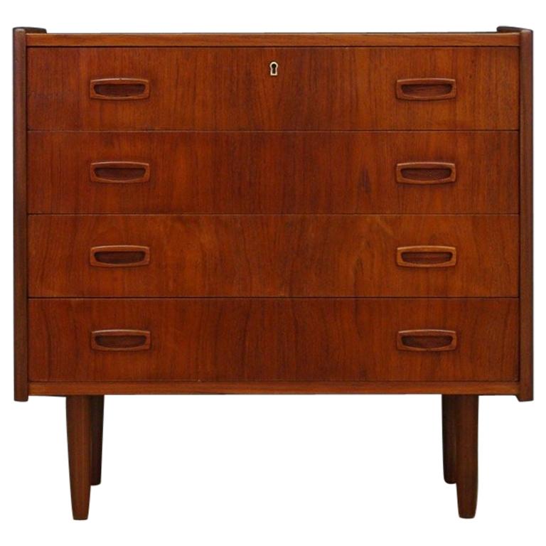 Teak Danish Design Chest of Drawers Midcentury