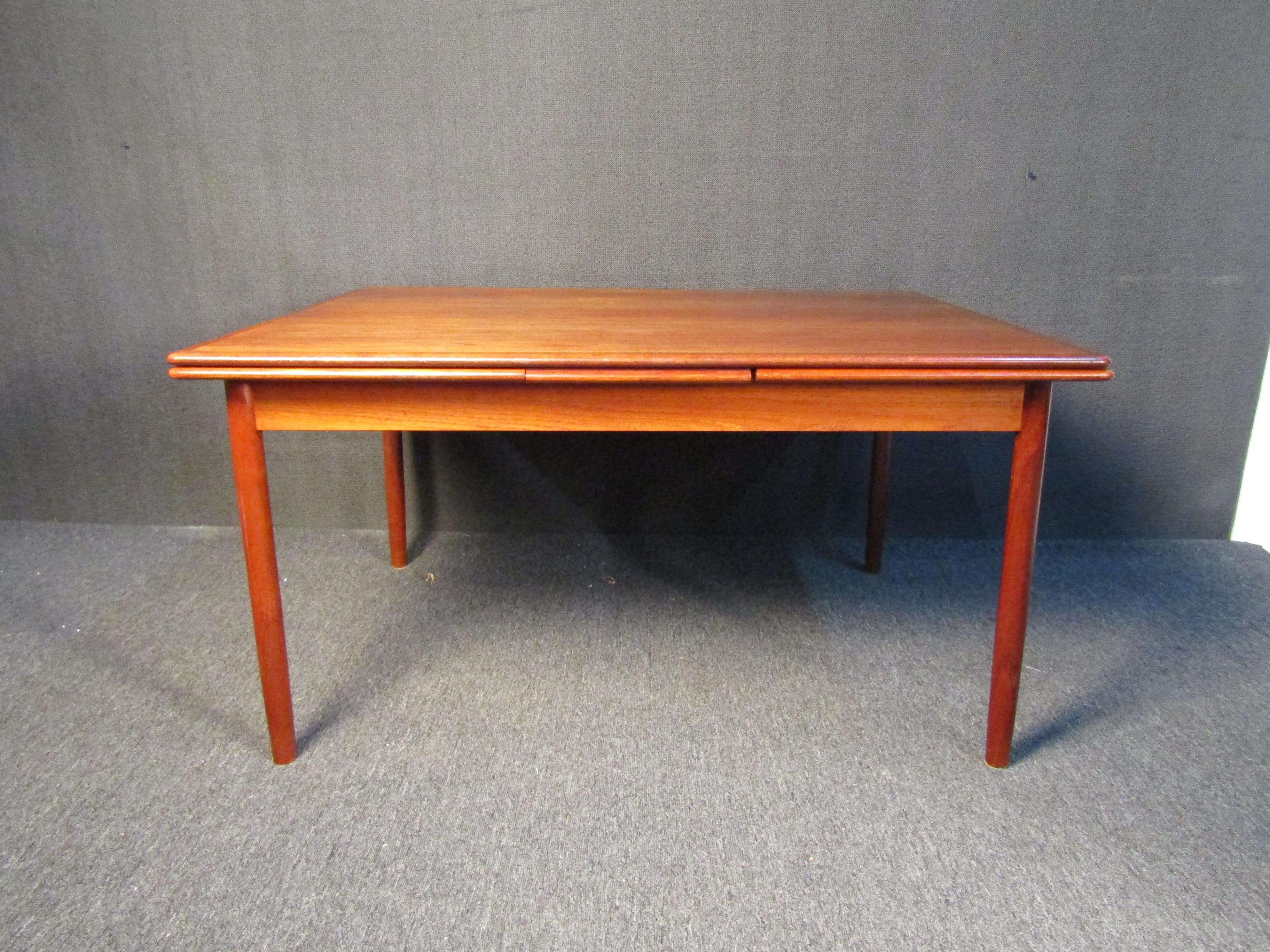 Teak Danish Dining Table For Sale 3