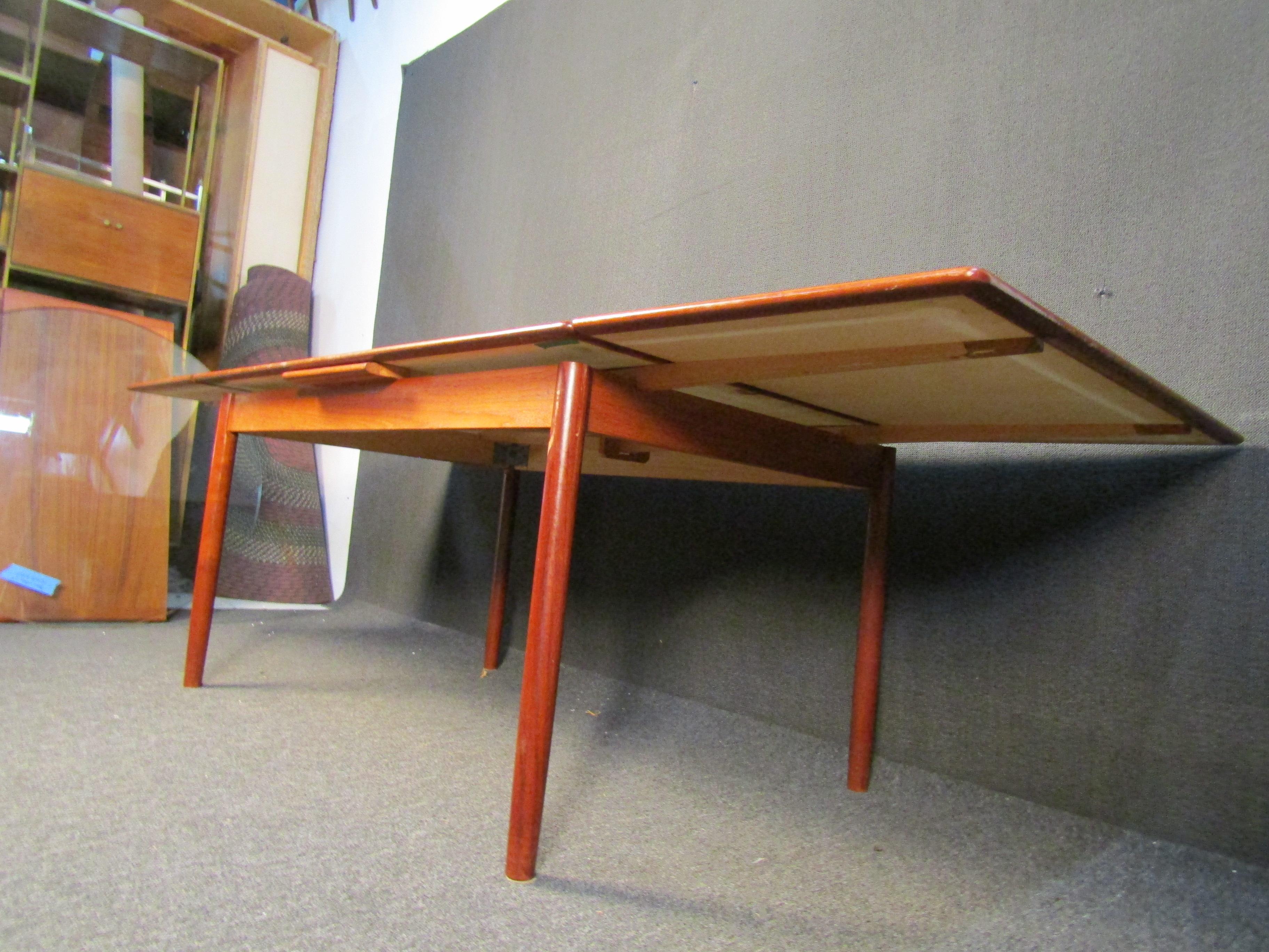 Mid-Century Modern Teak Danish Dining Table For Sale