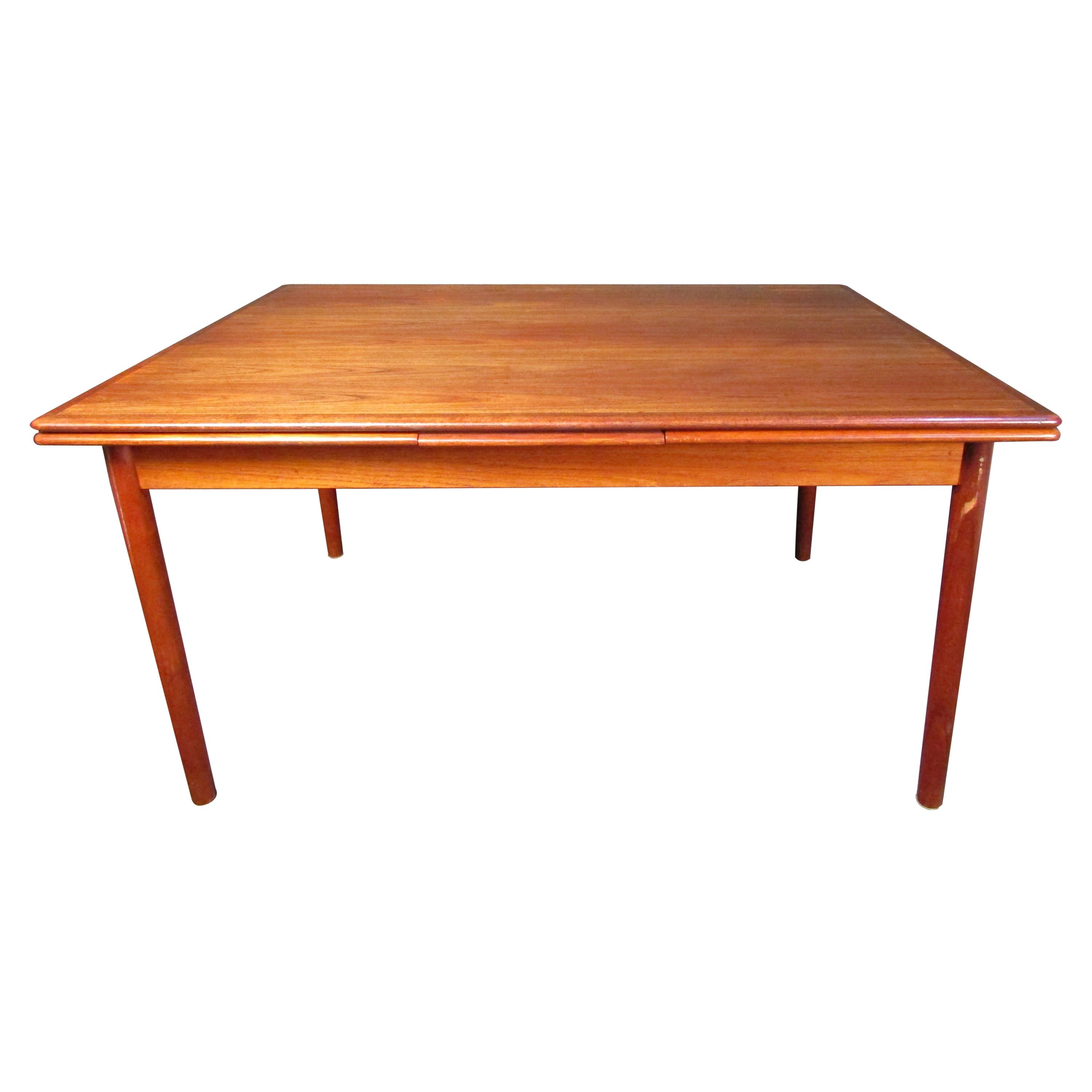 Teak Danish Dining Table For Sale