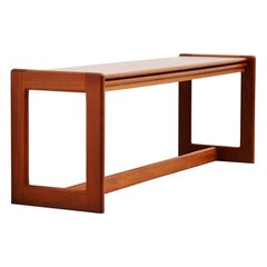 Teak Danish Foldable Side Table, 1960