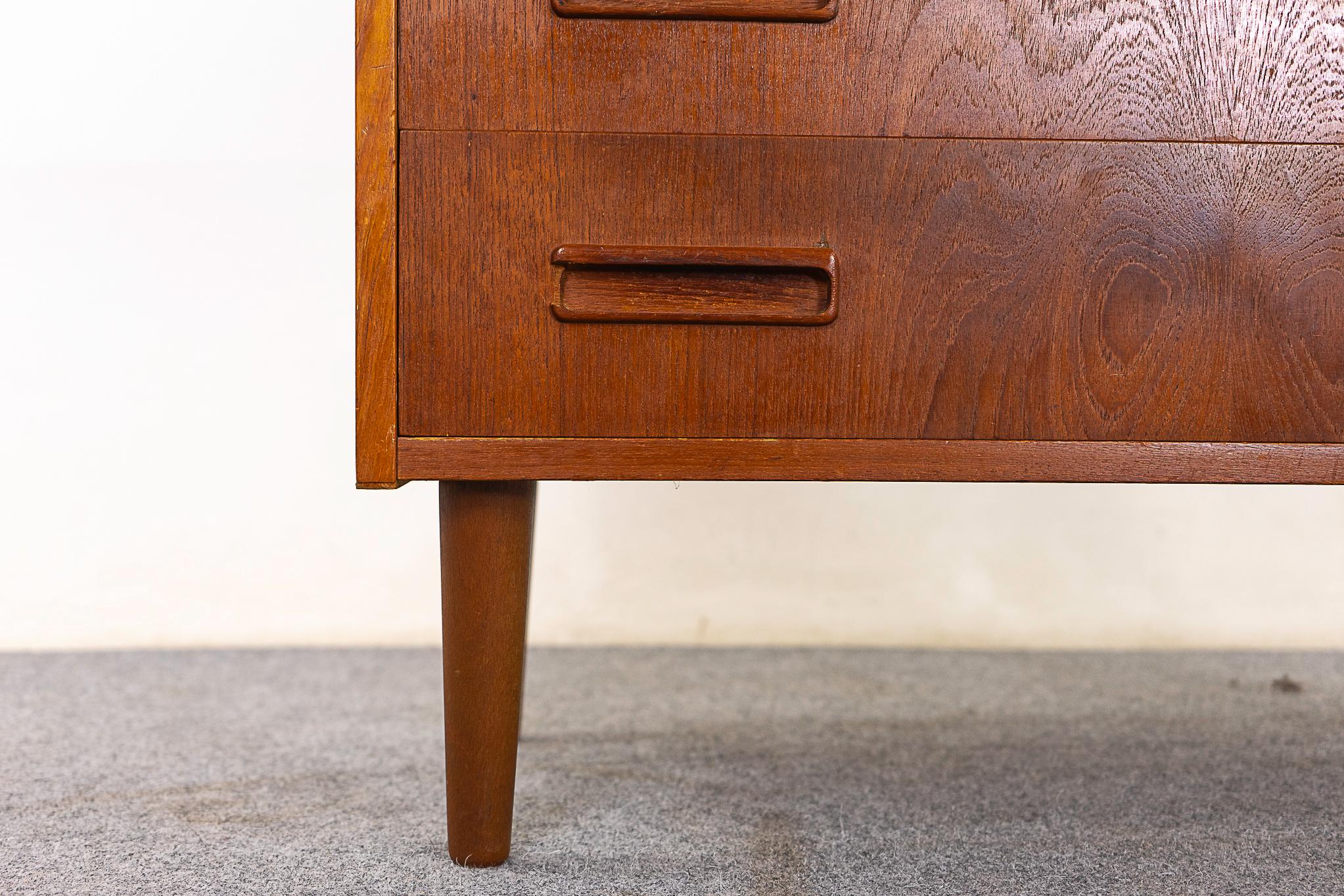 Mid-20th Century Teak Danish Highboy Dresser For Sale