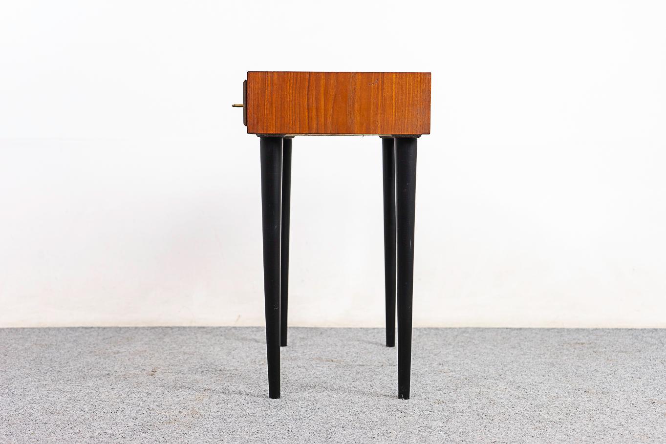 Teak Danish Mid-Century Bedside Table For Sale 5