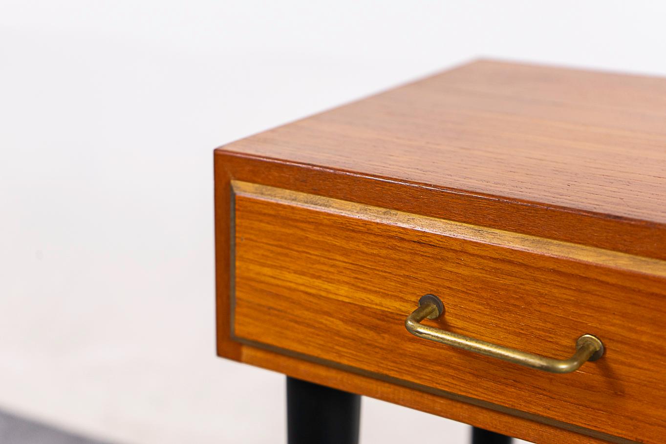 Teak Danish Mid-Century Bedside Table For Sale 1