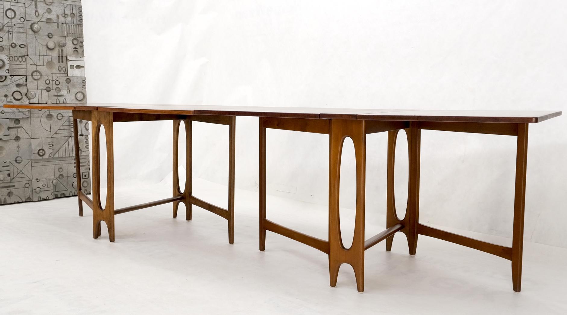 Table Maria de salle à manger de style danois mi-siècle moderne avec pieds en teck, 2 pièces MINT ! en vente 9