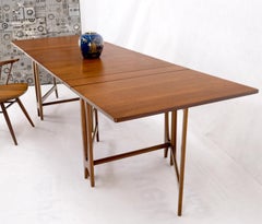 Teak Danish Mid-Century Modern Banquet Dining Gate Leg Maria Table 2pcs MINT!