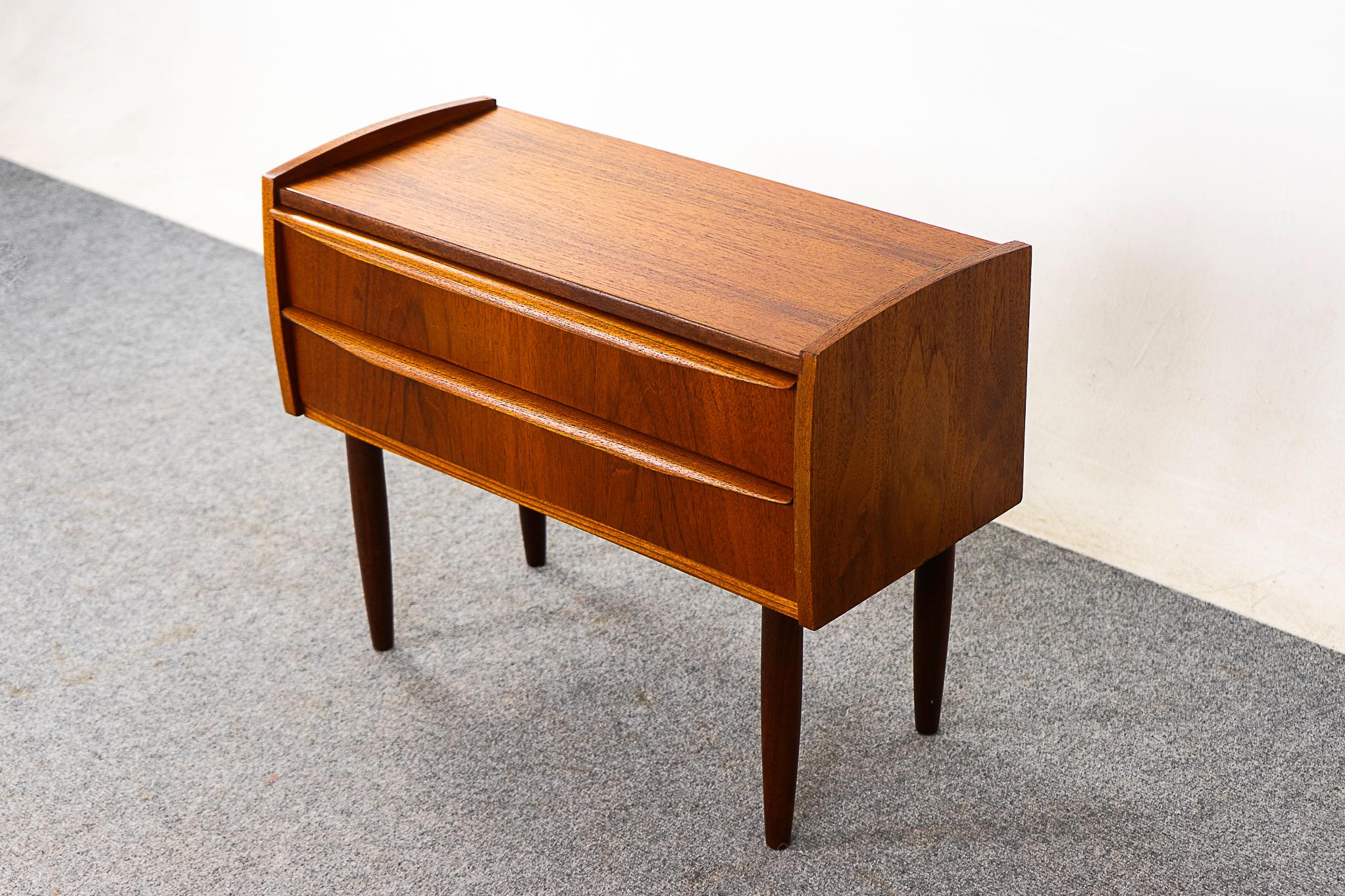 Mid-20th Century Teak Danish Mid-Century Modern Bedside Table