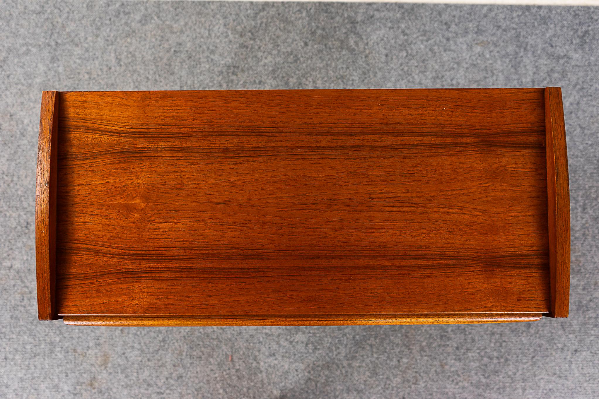 Teak Danish Mid-Century Modern Bedside Table 1