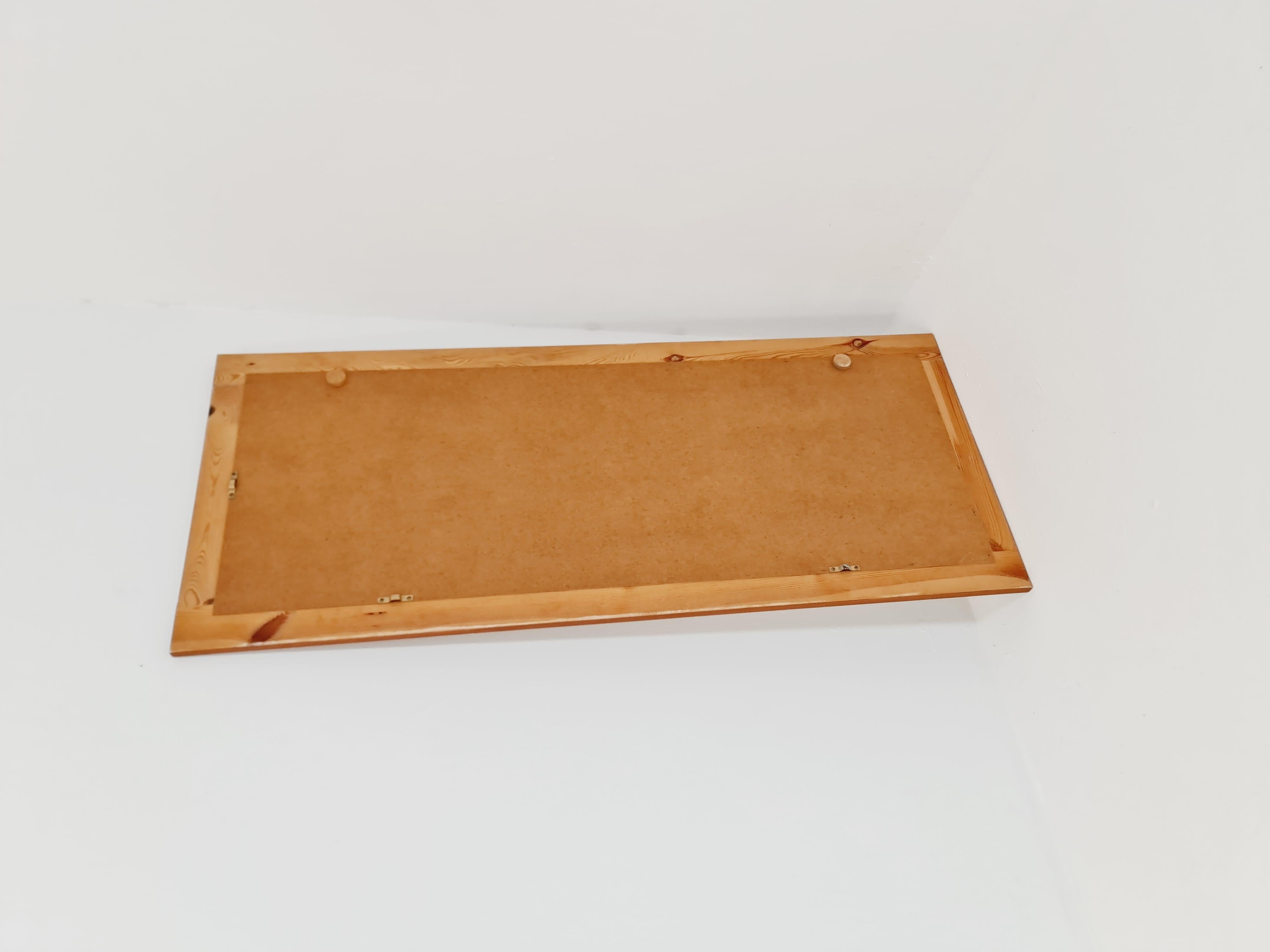 Specchio da parete danese di metà secolo moderno in teak, anni '60 in vendita 3