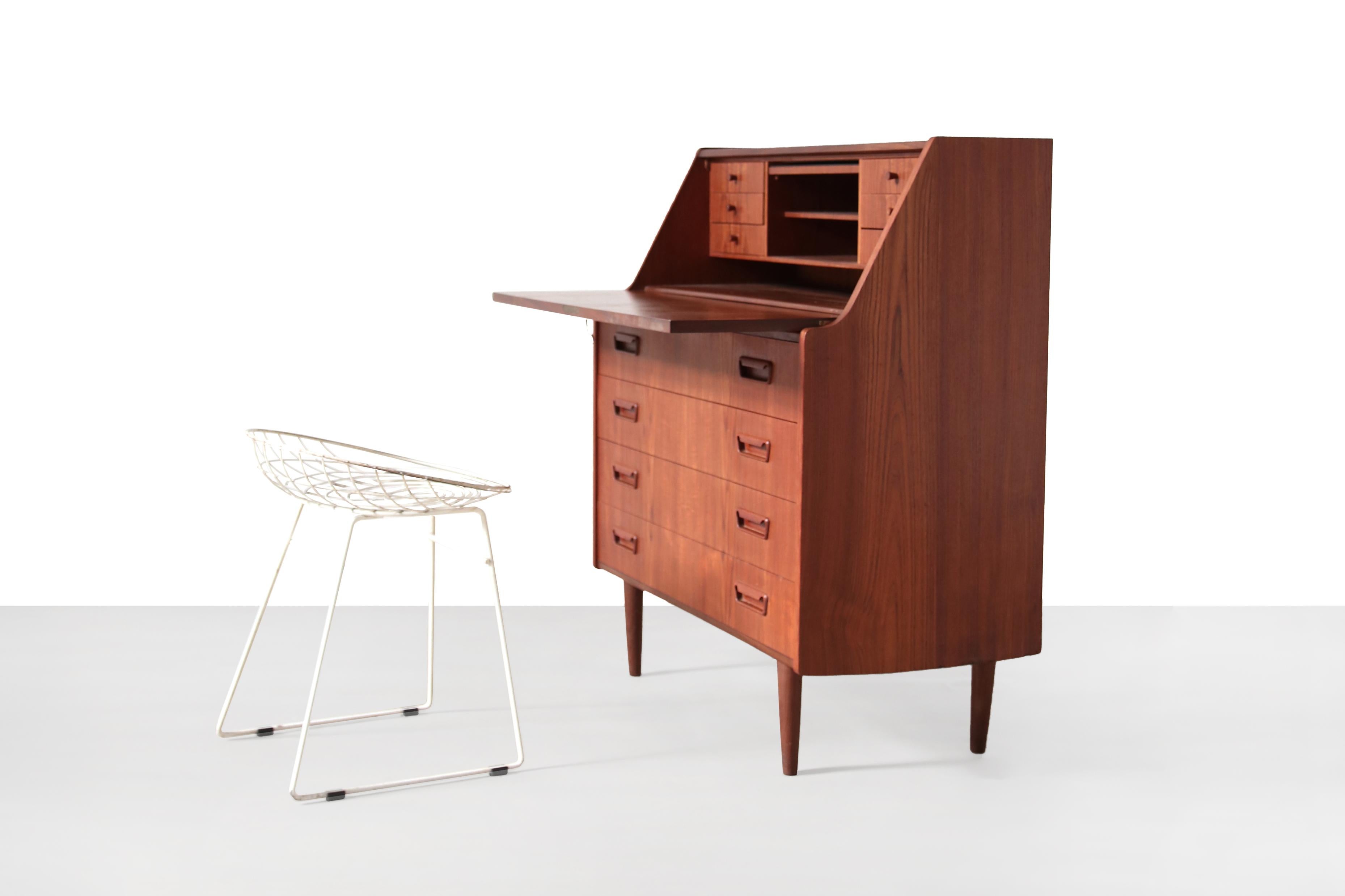 Teak Danish Mid Century Vanity / Secretary Desk by Gunnar Nielsen for Tibergaard 1