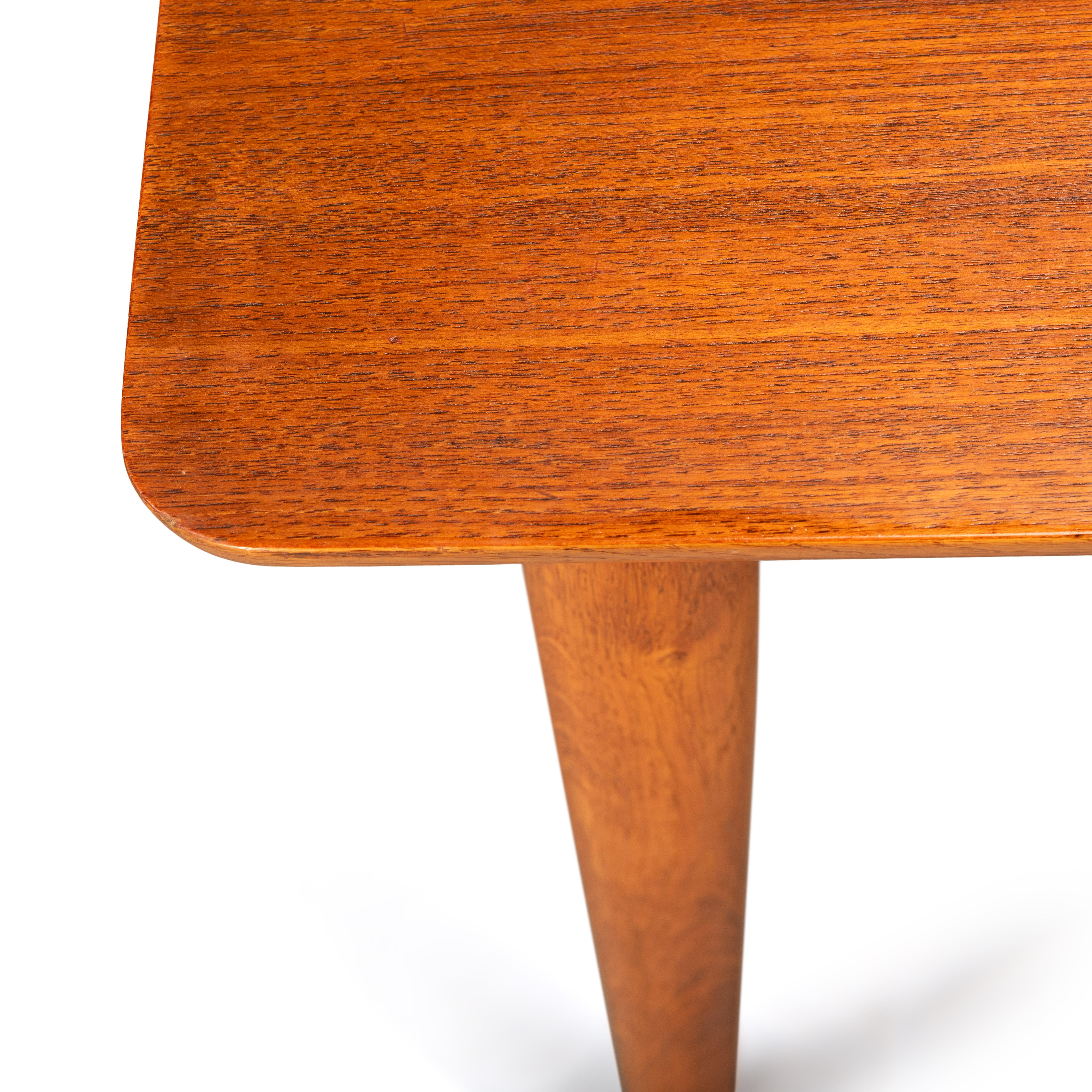 Teak Danish Mid-Century Modern Extendable Dining Table, 1960s For Sale 1
