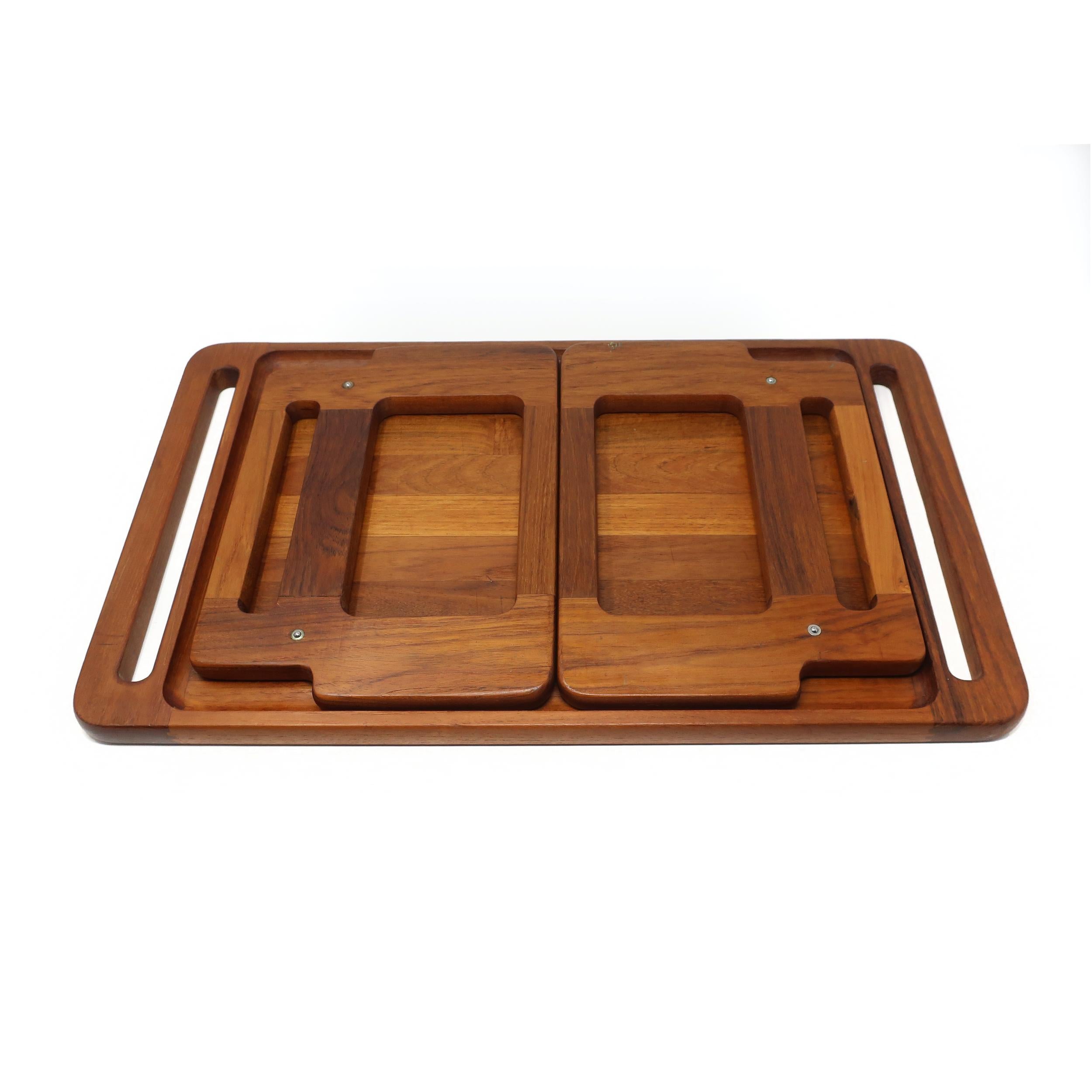 Teak Danish Modern Breakfast Tray by Dansk 2