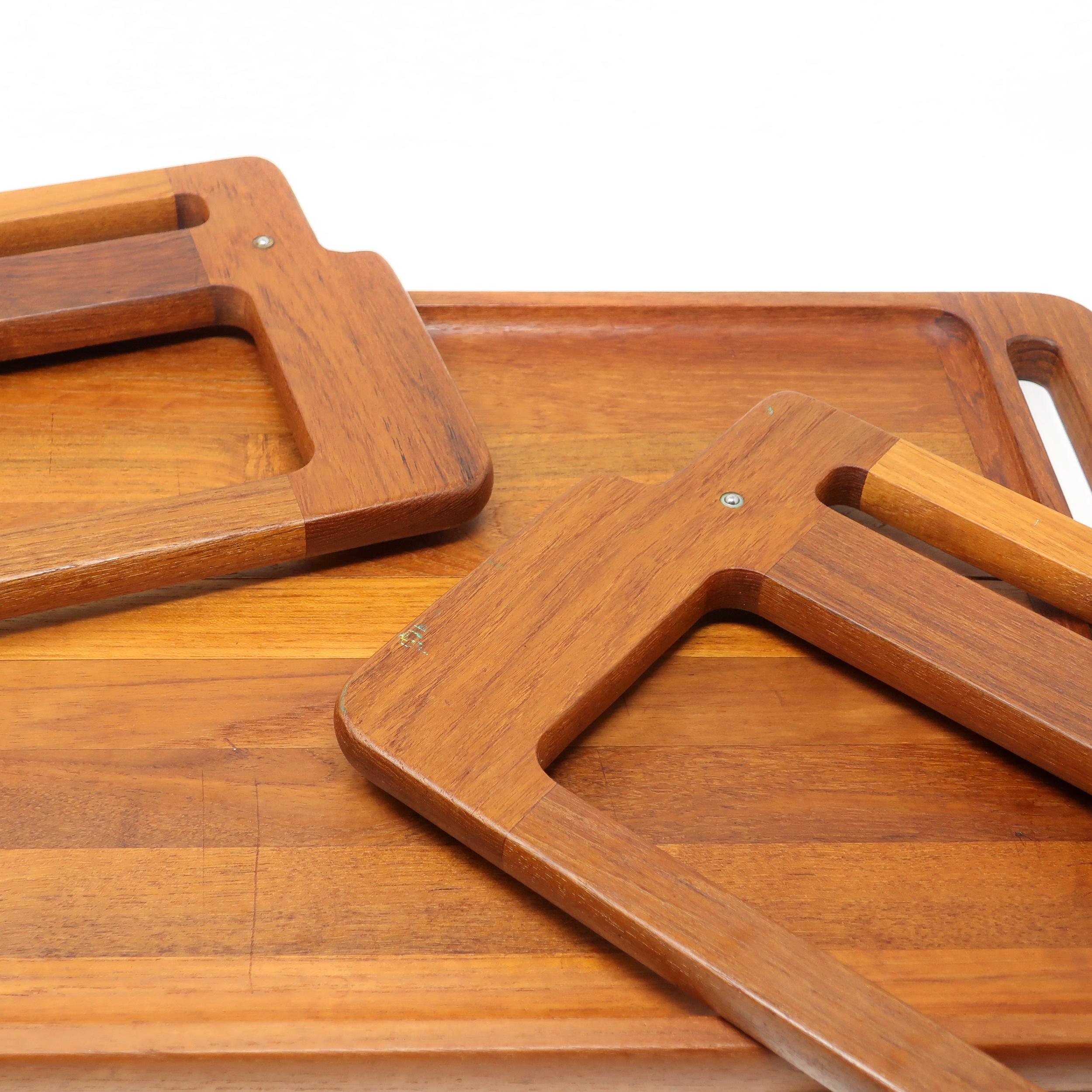 Teak Danish Modern Breakfast Tray by Dansk 3