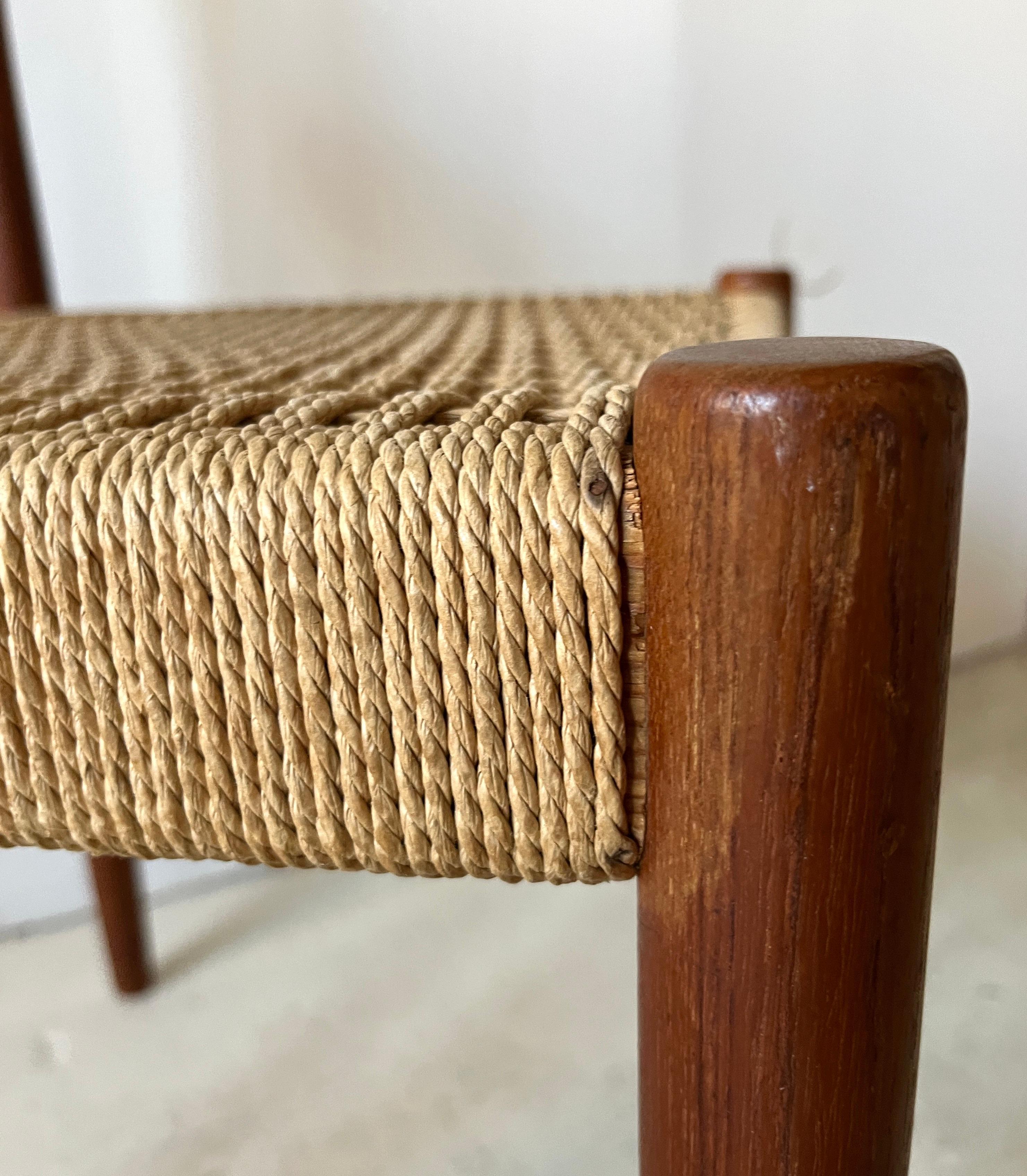 Teak Danish Modern Dining Chair by Poul Volther for Frem Røjle  For Sale 3