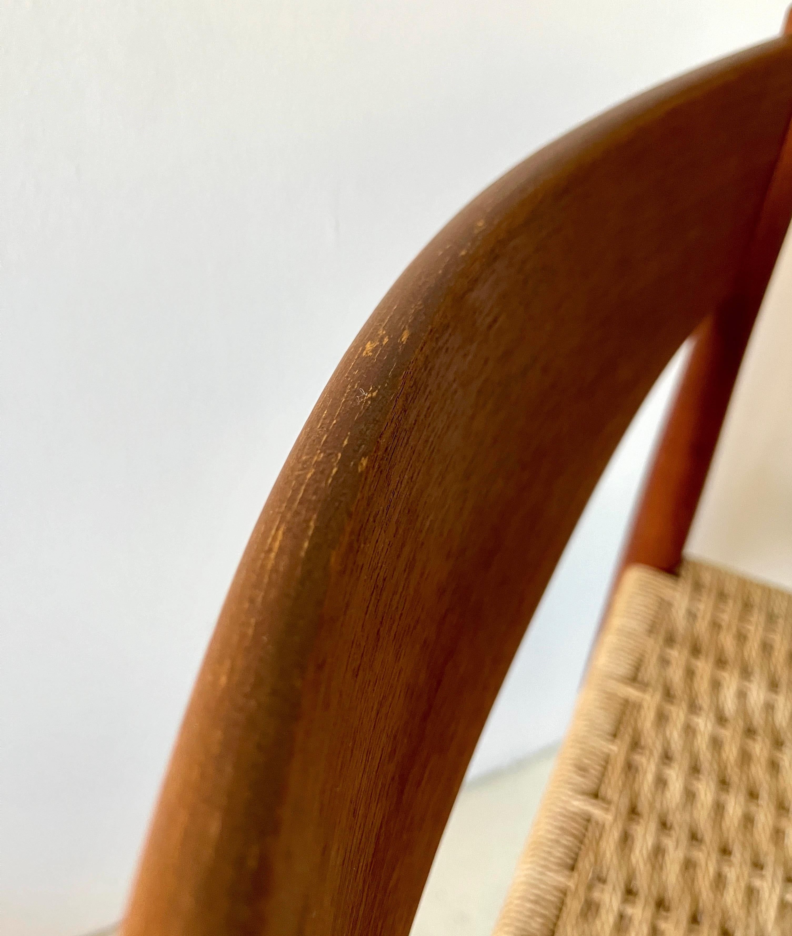 Teak Danish Modern Dining Chair by Poul Volther for Frem Røjle  For Sale 5