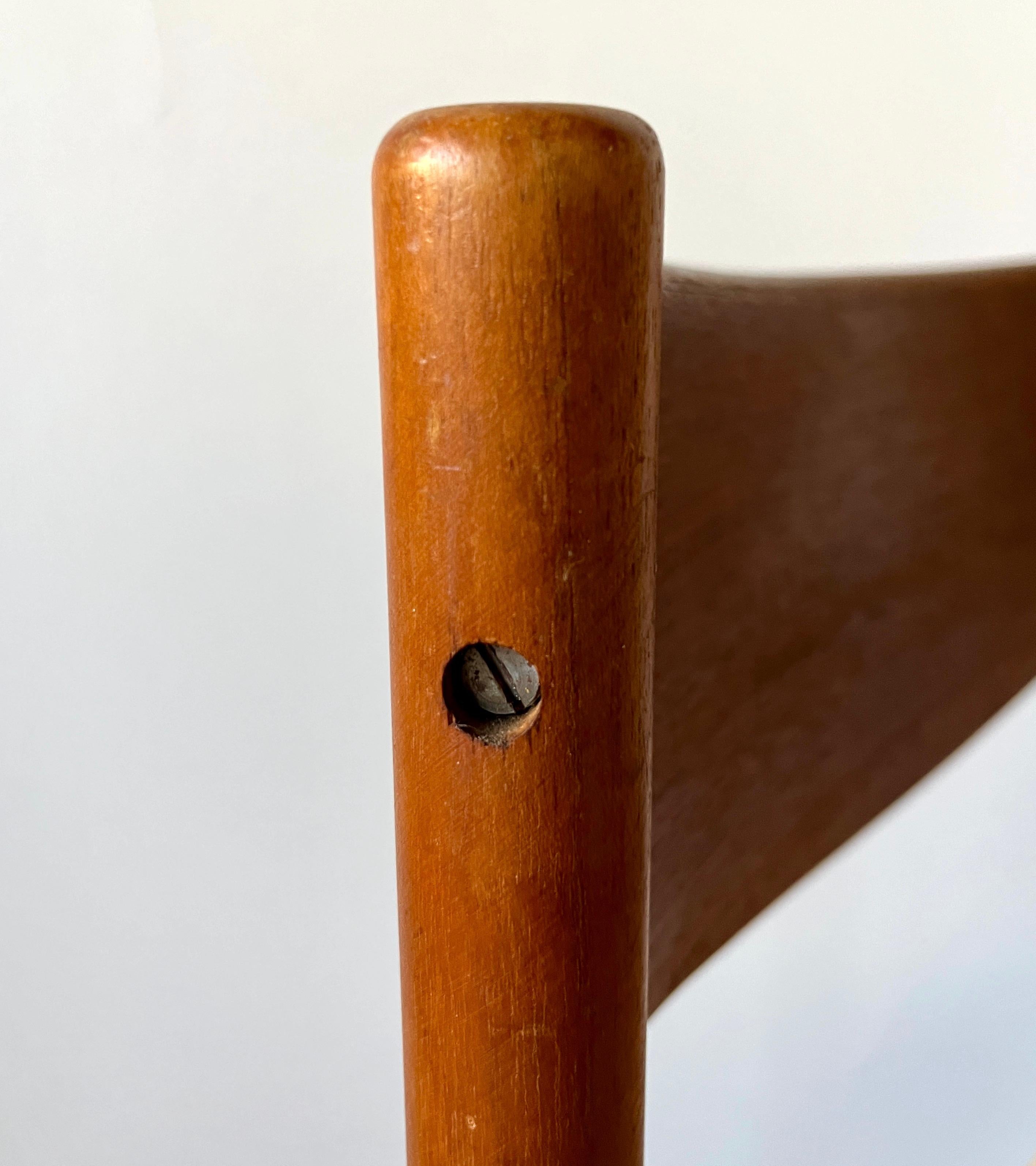 Teak Danish Modern Dining Chair by Poul Volther for Frem Røjle  For Sale 6