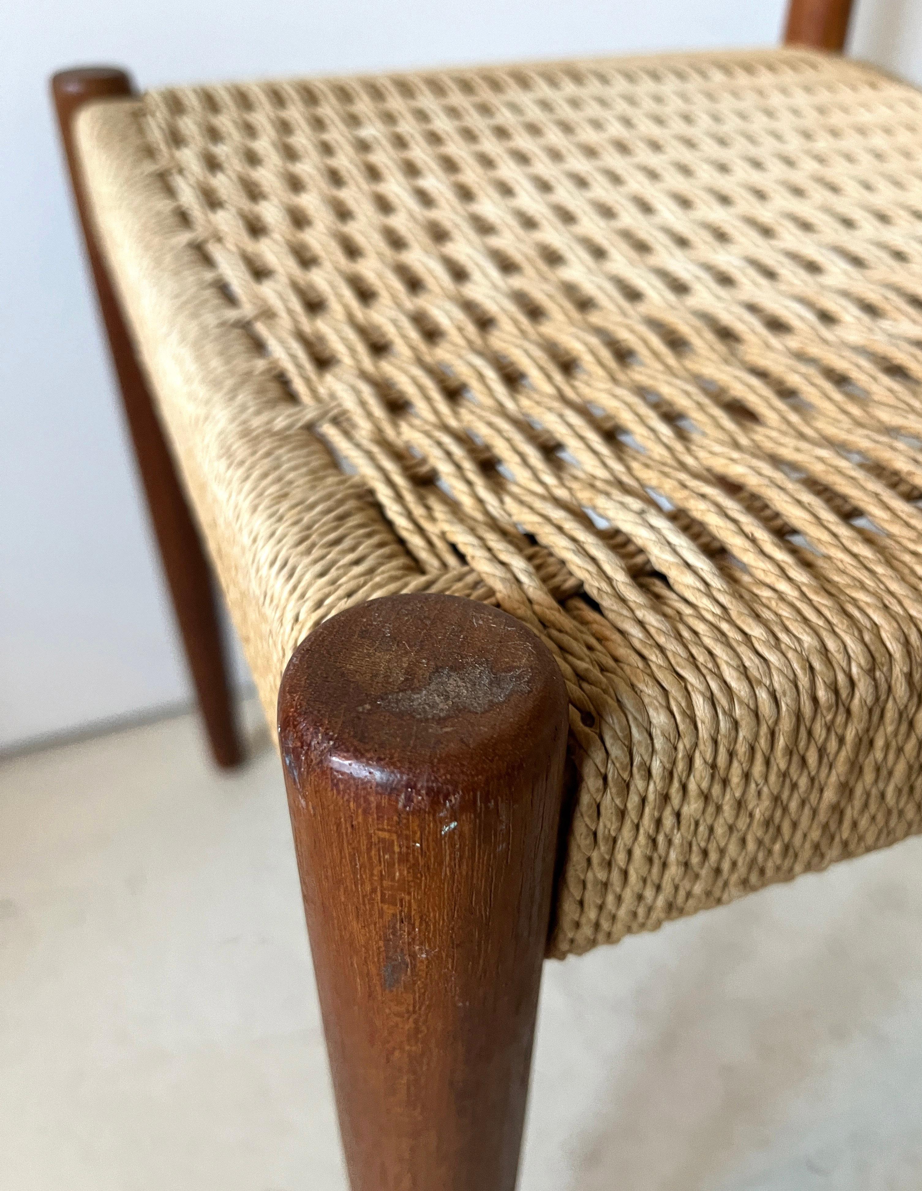 Teak Danish Modern Dining Chair by Poul Volther for Frem Røjle  For Sale 1