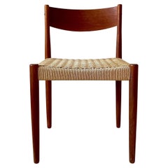 Retro Teak Danish Modern Dining Chair by Poul Volther for Frem Røjle 