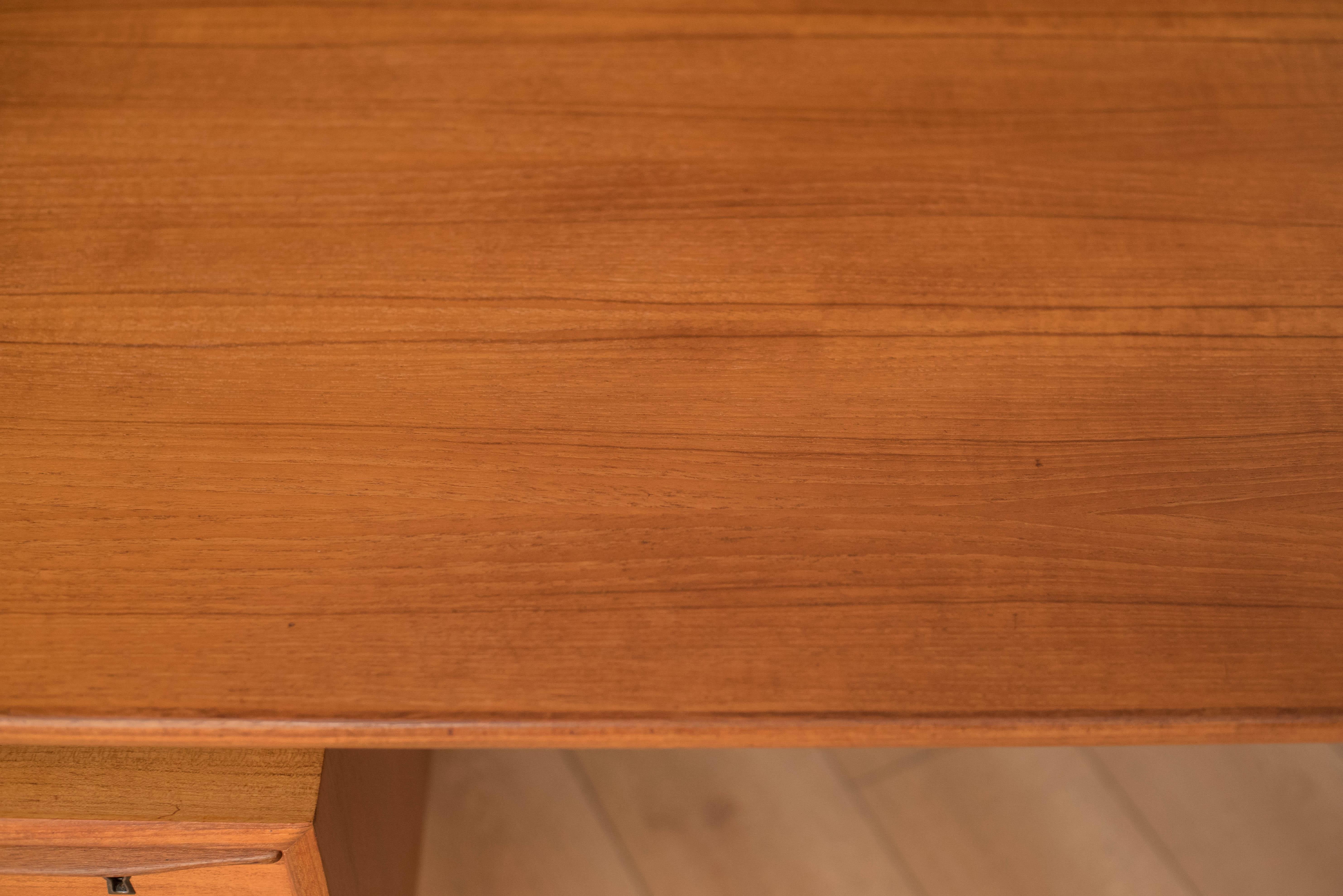 Teak Danish Modern Executive Desk by Peter Lovig Nielsen for Dansk 9